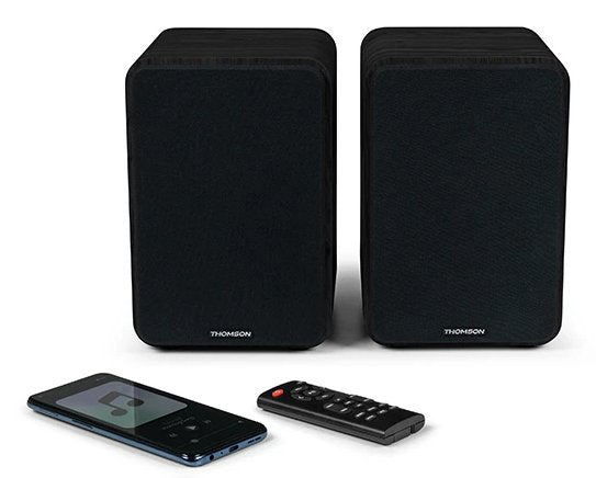 Thomson Ws600duo Altavoces De Estanteria - Potencia Musical 100w - Color Negro