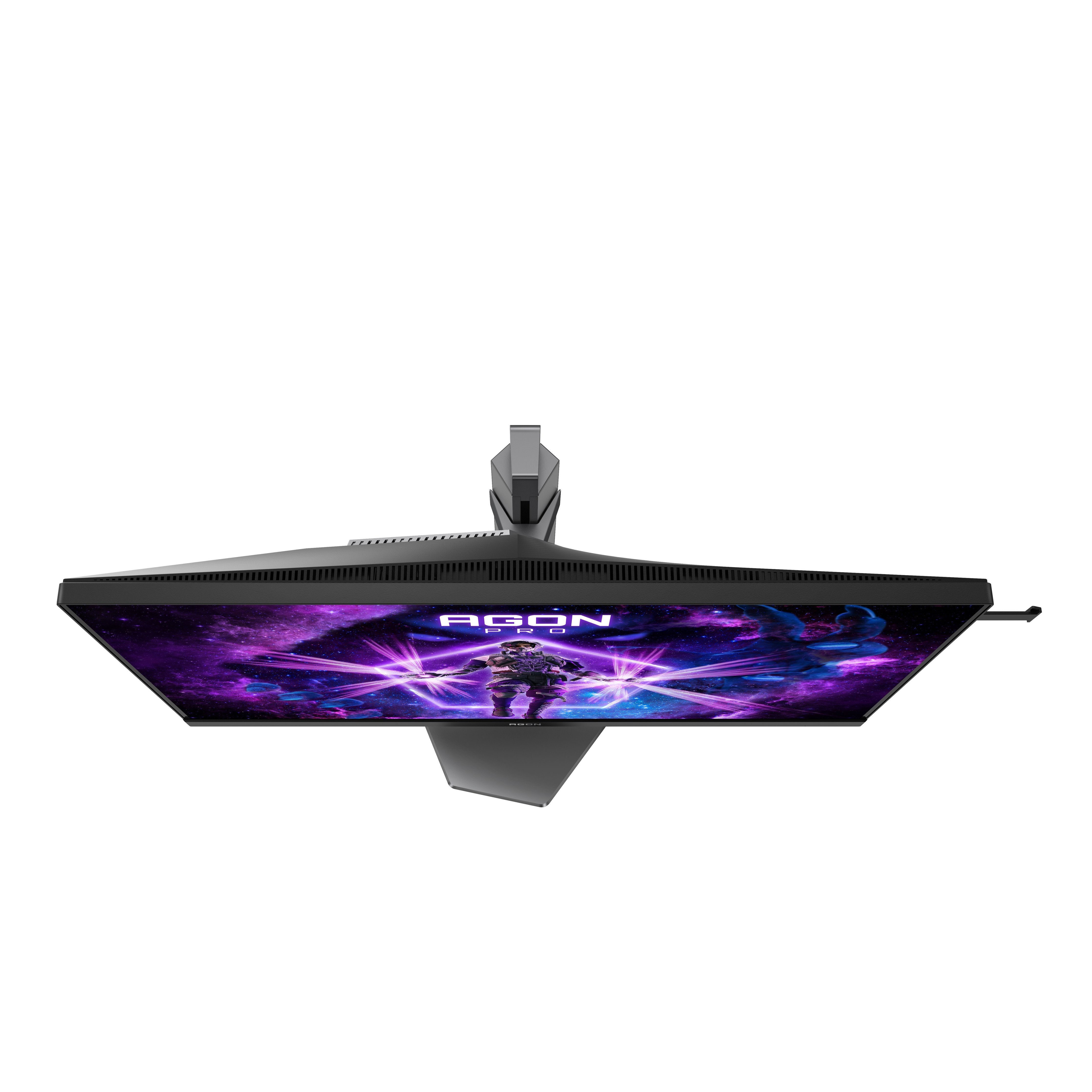 Monitor Aoc Ag276fk 27 "Negro (Matt)/Gris Oscuro, Fullhd, Fast-Ips, Usb Hub, Adaptive-Sync, Panel De 520hz Ag276fk