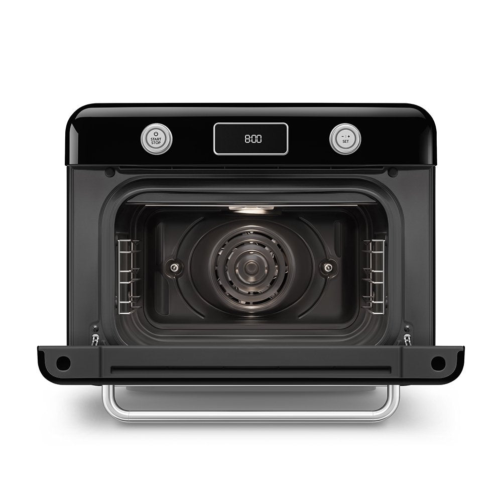 Horno Multifunción De Sobremesa Smeg Estilo Años 50 Con Tecnología Galileo Negro Cof01bleu