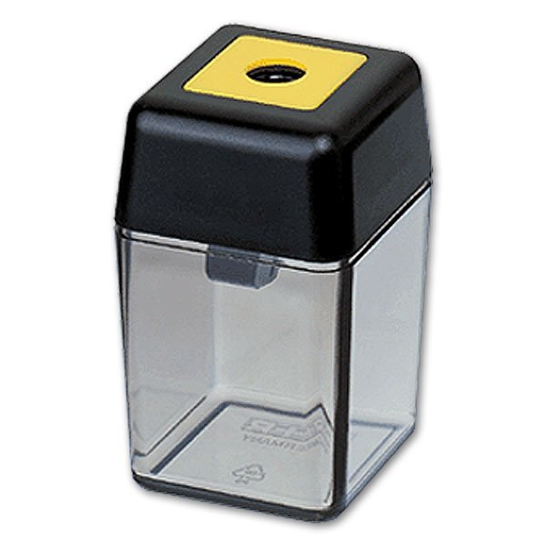 Sacapuntas M+R Sacapuntas Simple De Plámico. Negro Humo 1 Pieza