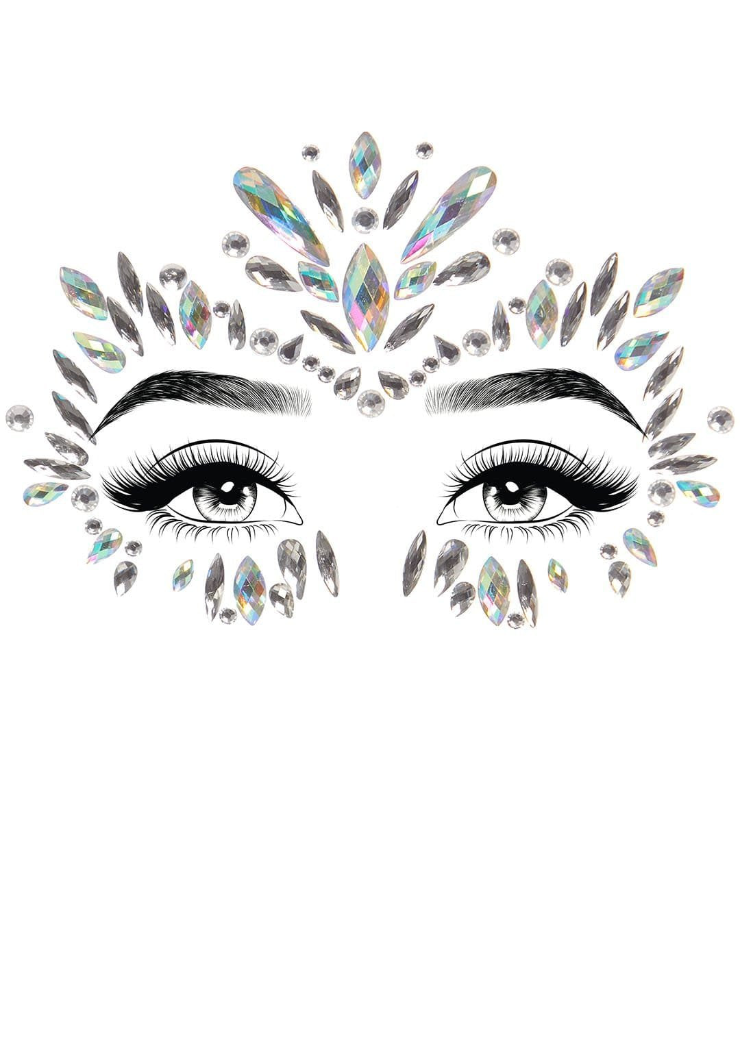 Iris Joyas Para El Rostro Autoadhesivas