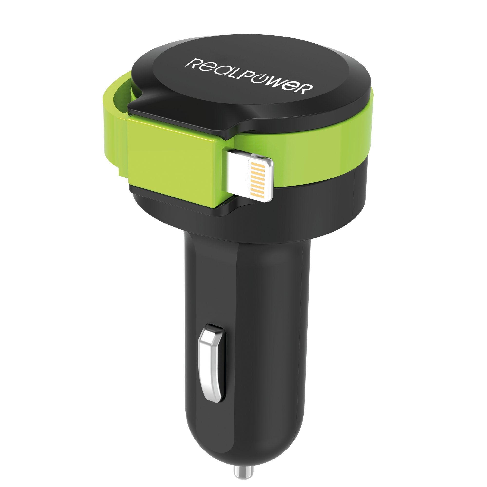 Realpower Car Charger L - Cargador De Coche Con Cable Lightning