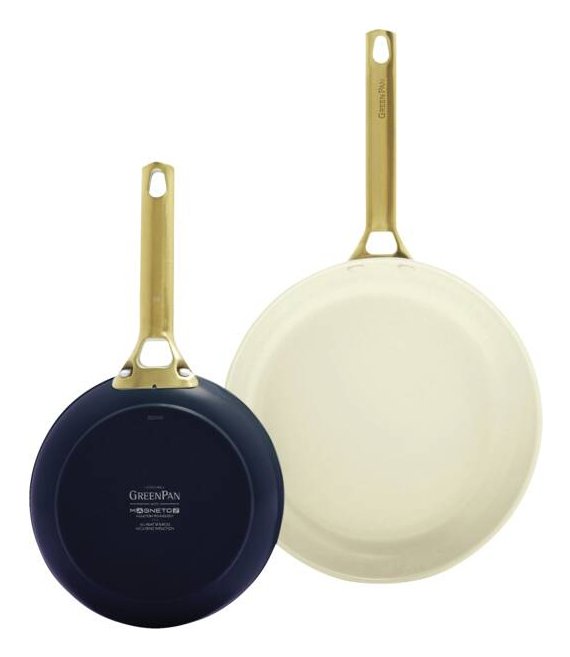 Greenpan Padova Reserve 2tlg Bratpfannenset 20+26cm Blau