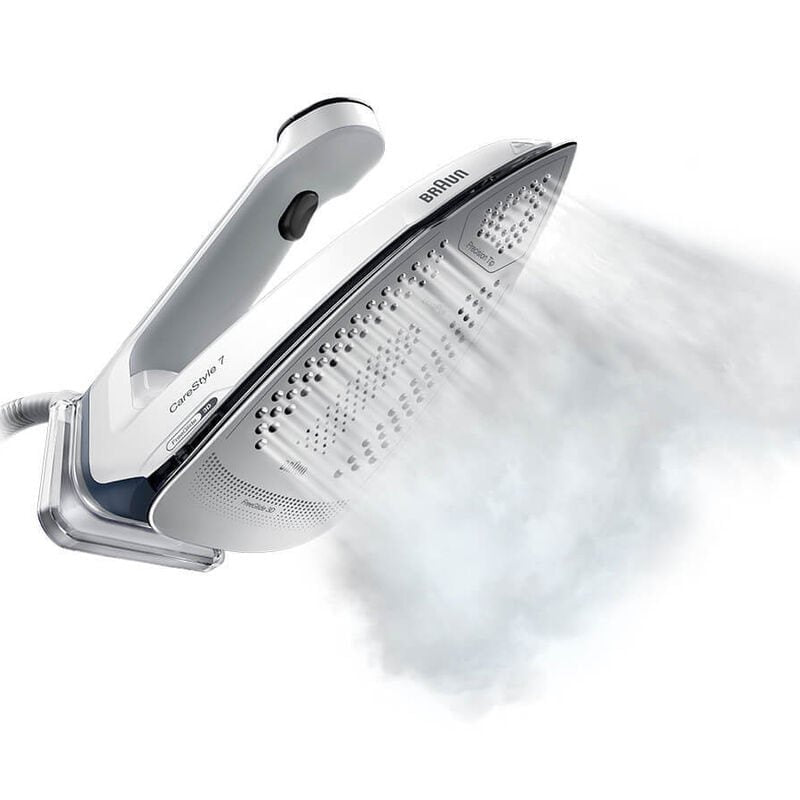 Estación Plancha Braun Carestyle 7 Pro Is7282bl Al Vapor 2700 W 2 L Suela De Aluminio Azul, Blanco