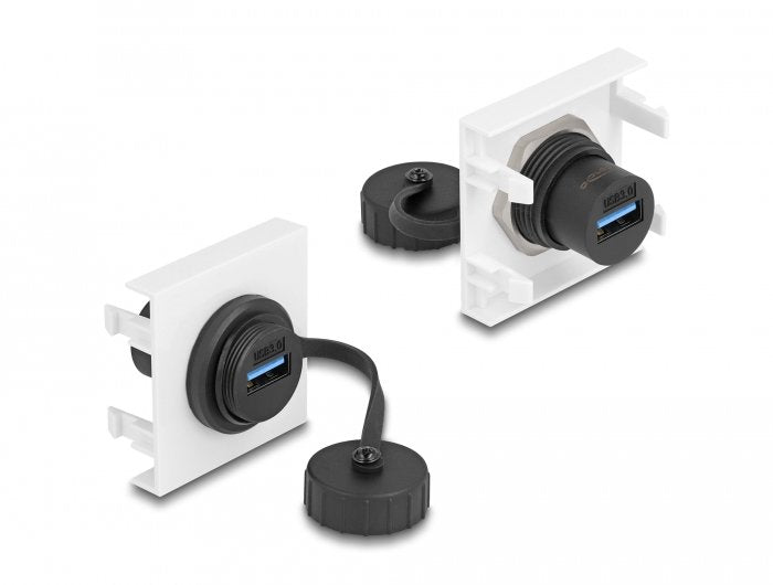 Easy 45 Modul Superspeed Usb 5 Gbps (Usb 3.2 Gen 1) Usb Typ-A Buchse, 45 X 45 Mm