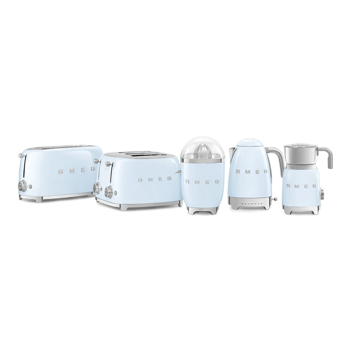 EAN 8017709190958 - Smeg TSF02PBEU tostadora 6 4 rebanada(s) 1500 W Azul imagen 7