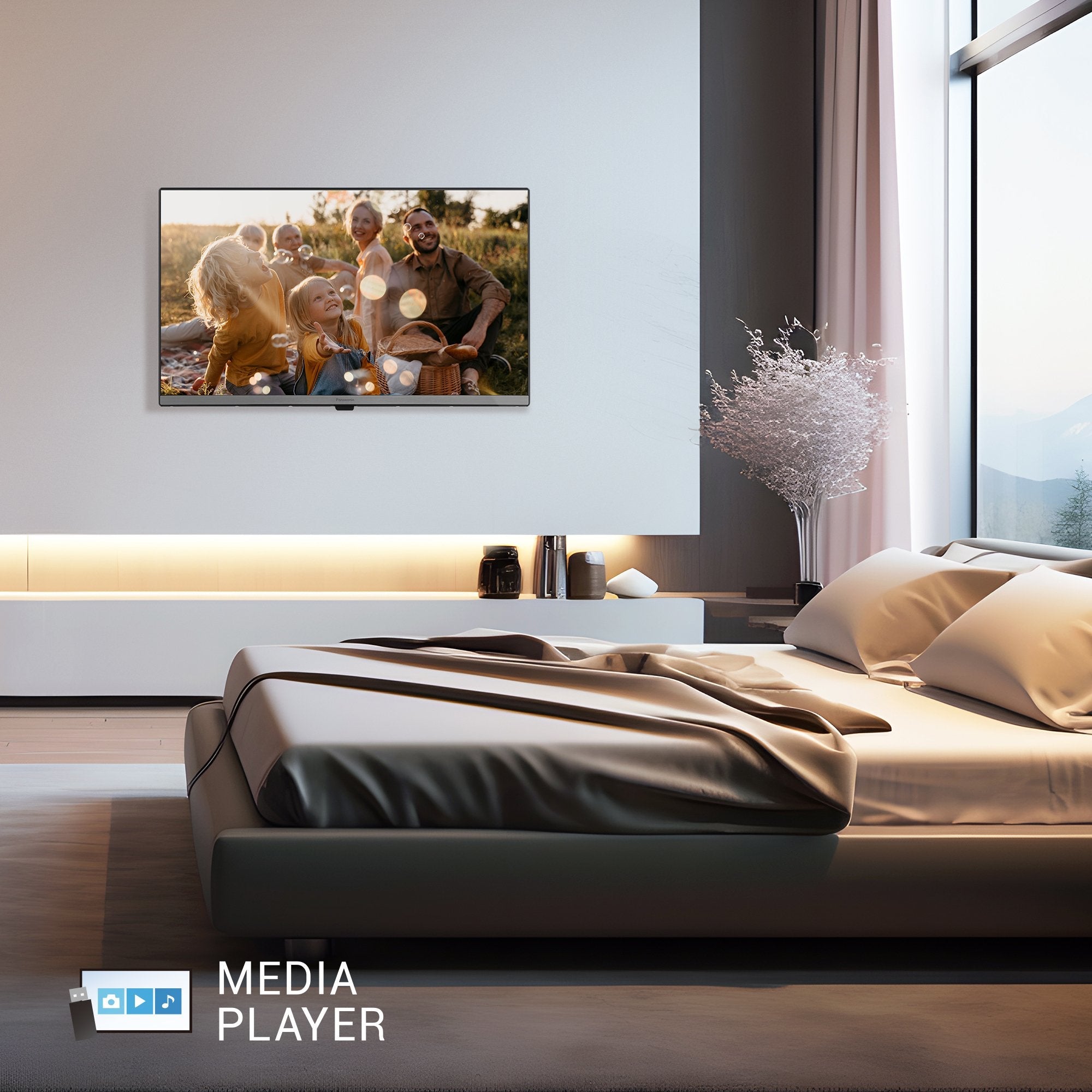 Televisor Panasonic 24"Tb-24s40aez Hd Smart Tv Wifi Negro