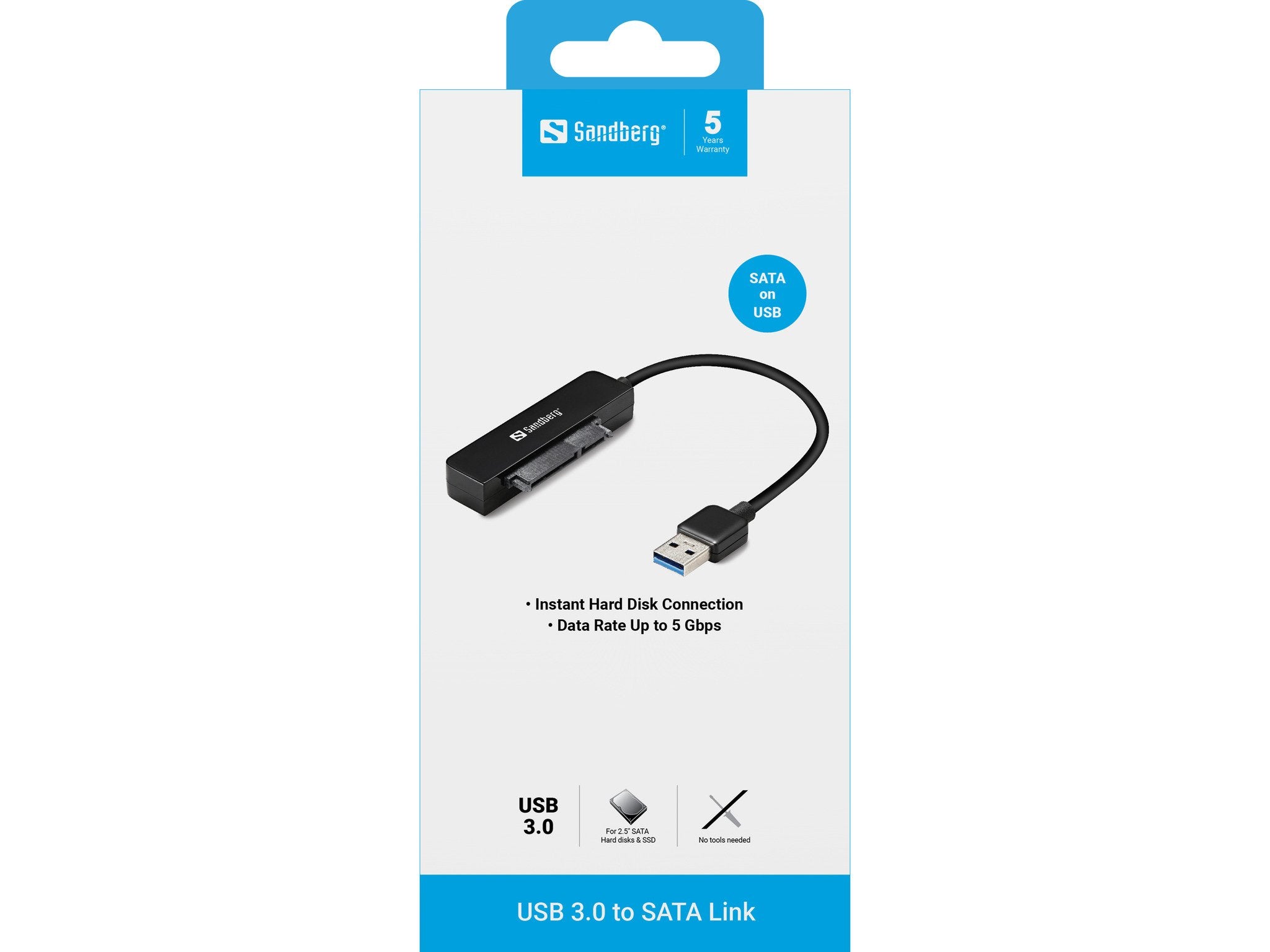 EAN 5705730133879 - Sandberg 133-87 base para portátil y replicador de puertos Negro imagen 2