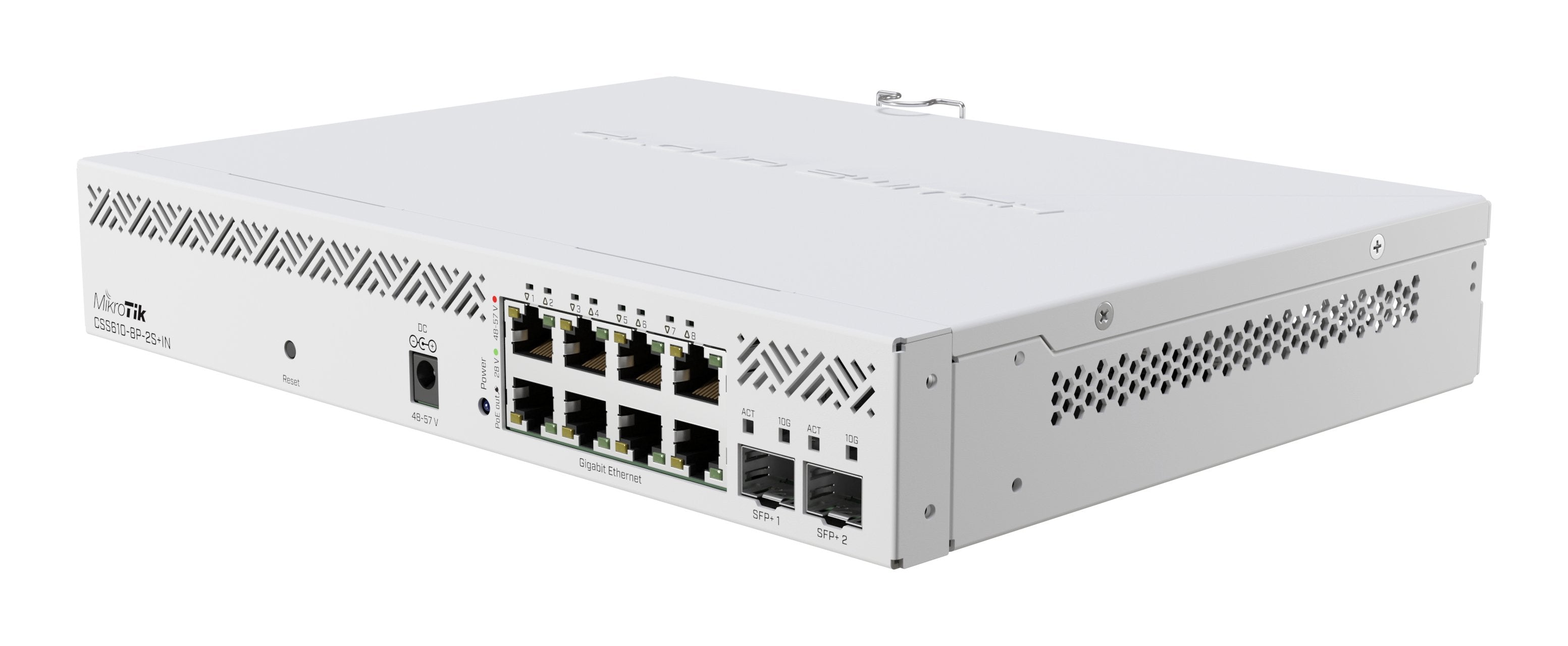 EAN 4752224007216 - Mikrotik CSS610-8P-2S+IN switch Gestionado Gigabit Ethernet (10/100/1000) Energía sobre Ethernet (PoE) Bl imagen 1