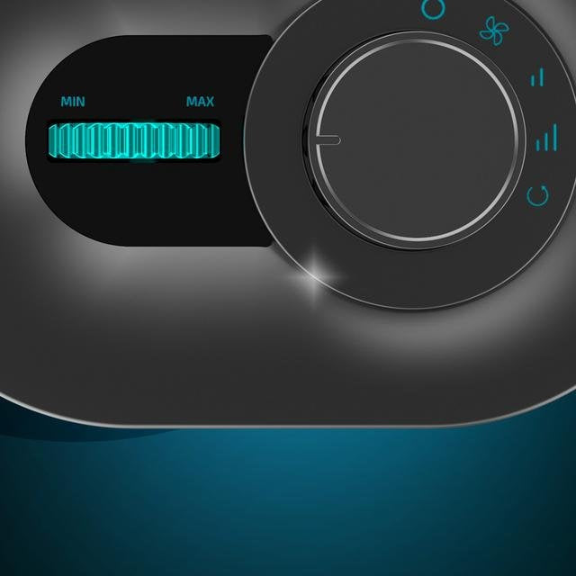 Calefactor Cecotec 08290 Eléctrico Interior Negro 1500 W Ventilador Eléctrico