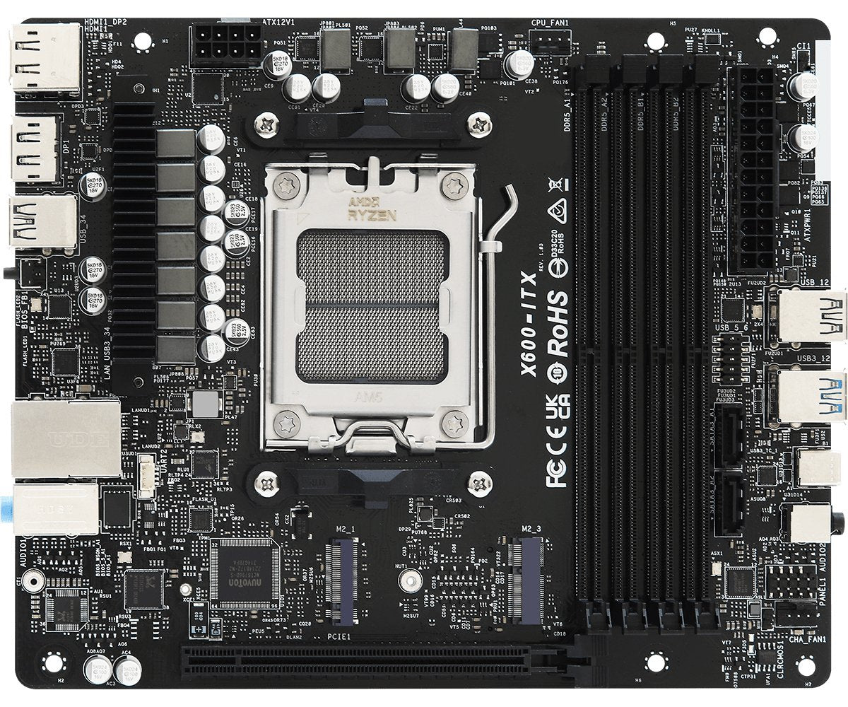 EAN 4710483944697 - Asrock DeskMeet X600 Escritorio Negro AMD X600 Zócalo AM5 imagen 5