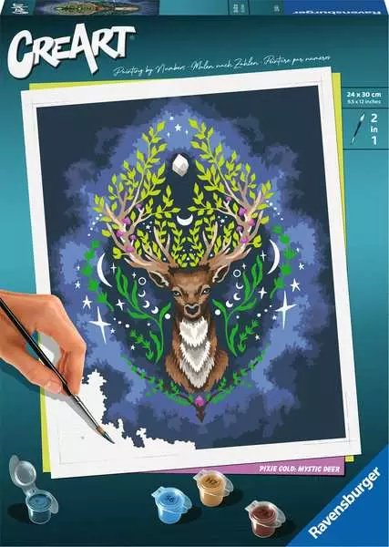 Ravensburger Creart - Pixie Cold: Mystic Deer, Malen 23640