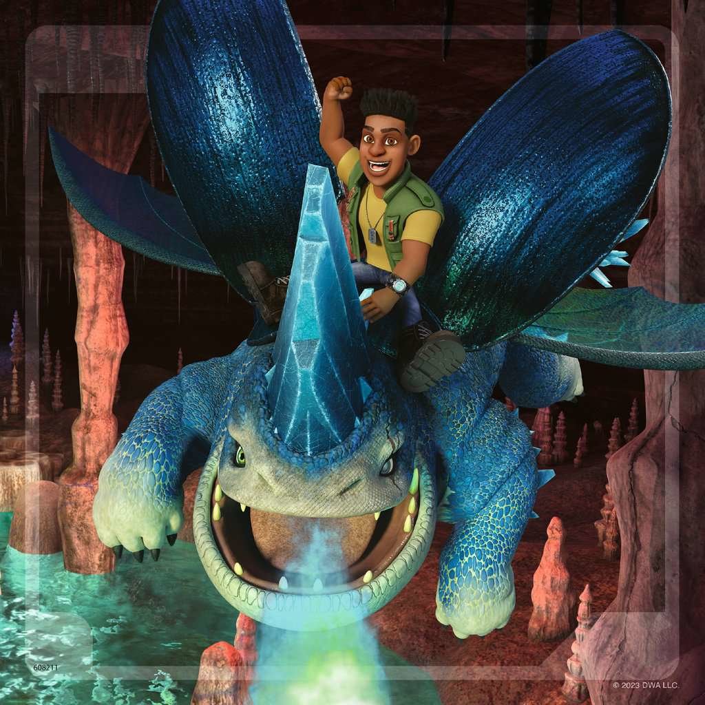 Ravensburger Puzzle Infantil Dragones: Los 9 Mundos (3x 49 Partes) 05688