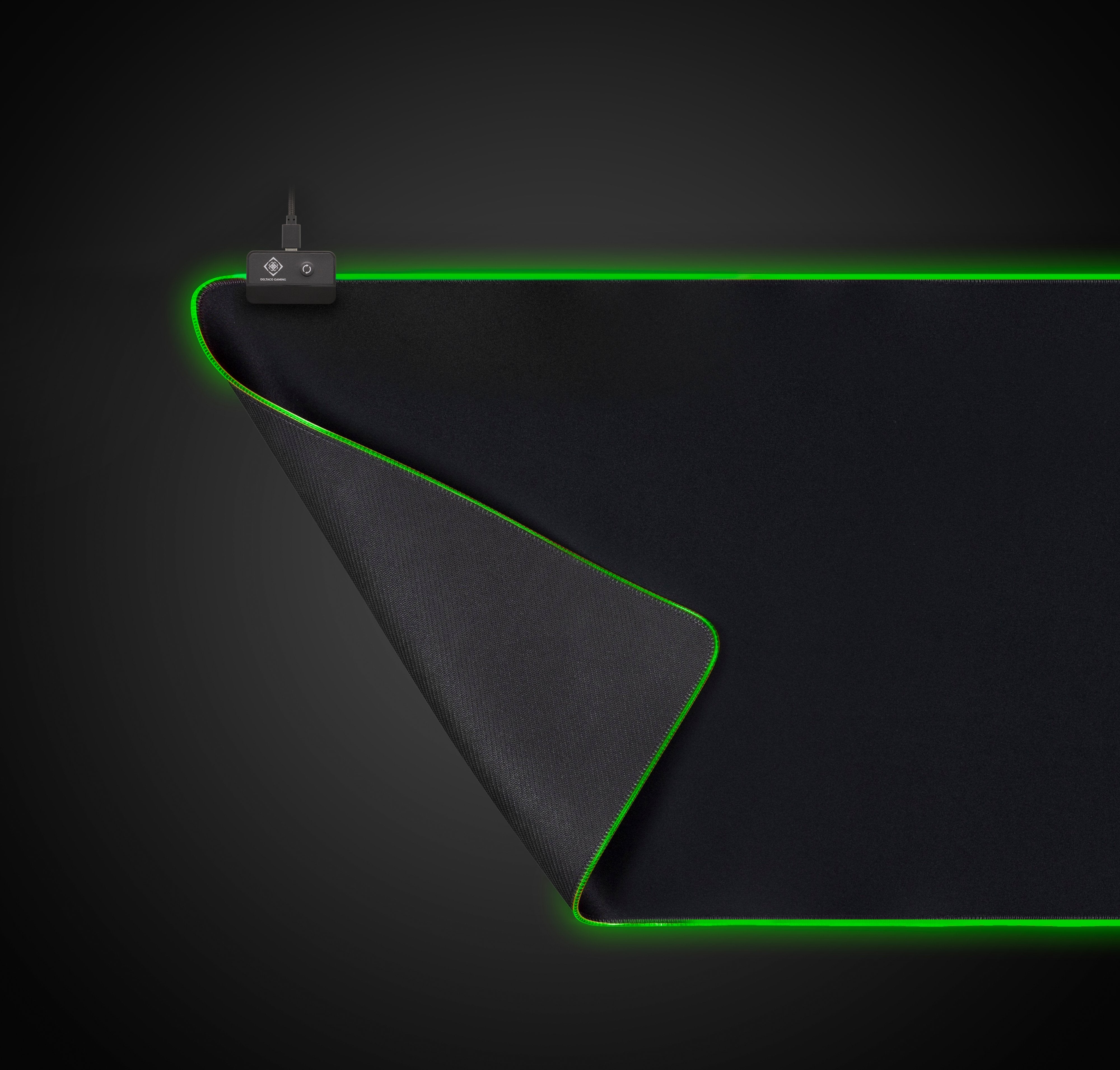 Deltaco Dmp310 Gaming Mauspad Rgb M. 13 Led-Modi Schwarz