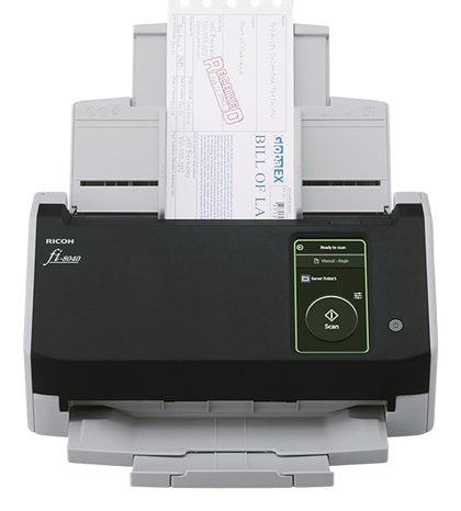 Ricoh Fi-8040 Alimentador Automático De Documentos (Adf) + Escáner De Alimentación Manual 600 X 600 Dpi A4 Negro, Gris