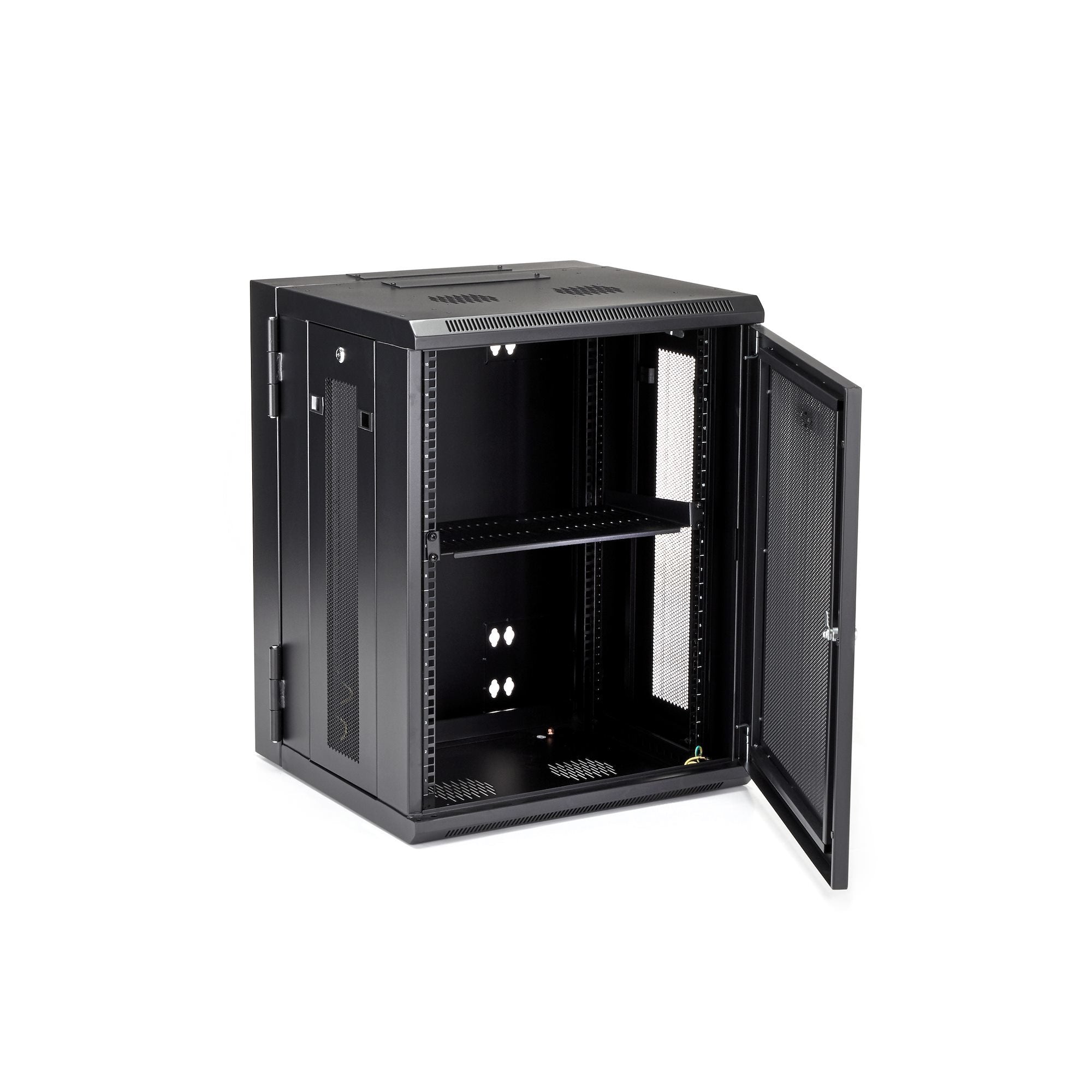 EAN 0065030870085 - StarTech.com RK1520WALHM armario rack Bastidor de pared Negro imagen 5
