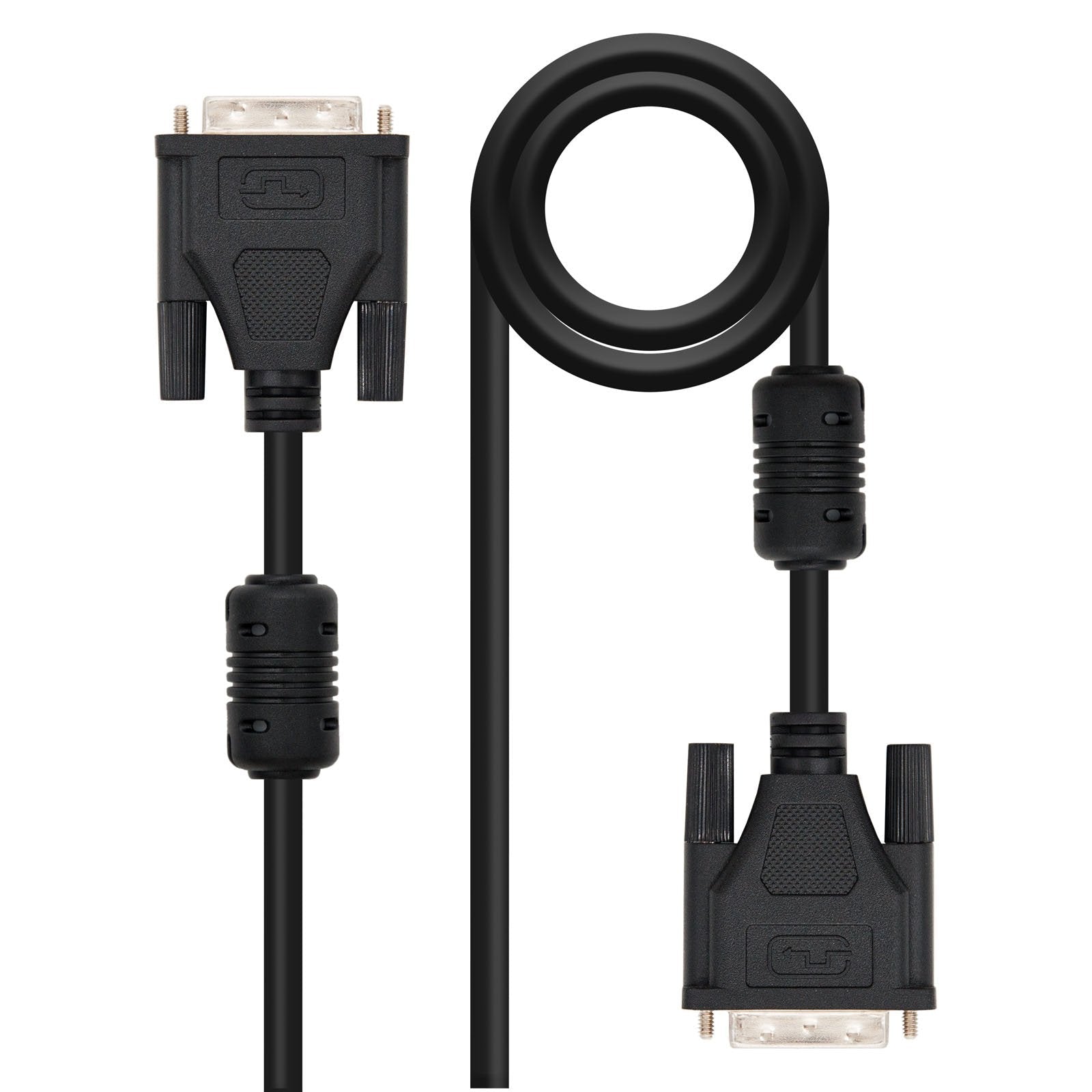 Nanocable Cable Dvi 18+1 Macho A Dvi 18+1 Macho 3m - Negro
