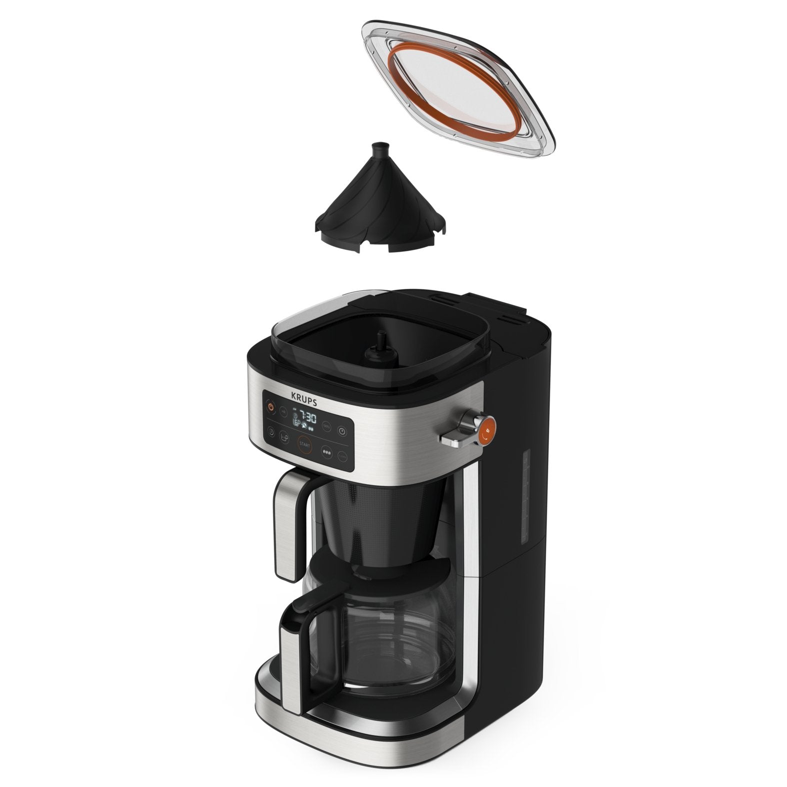 Km 760d Aroma Kaffee-Maschine Schwarz 2-10 Tassen