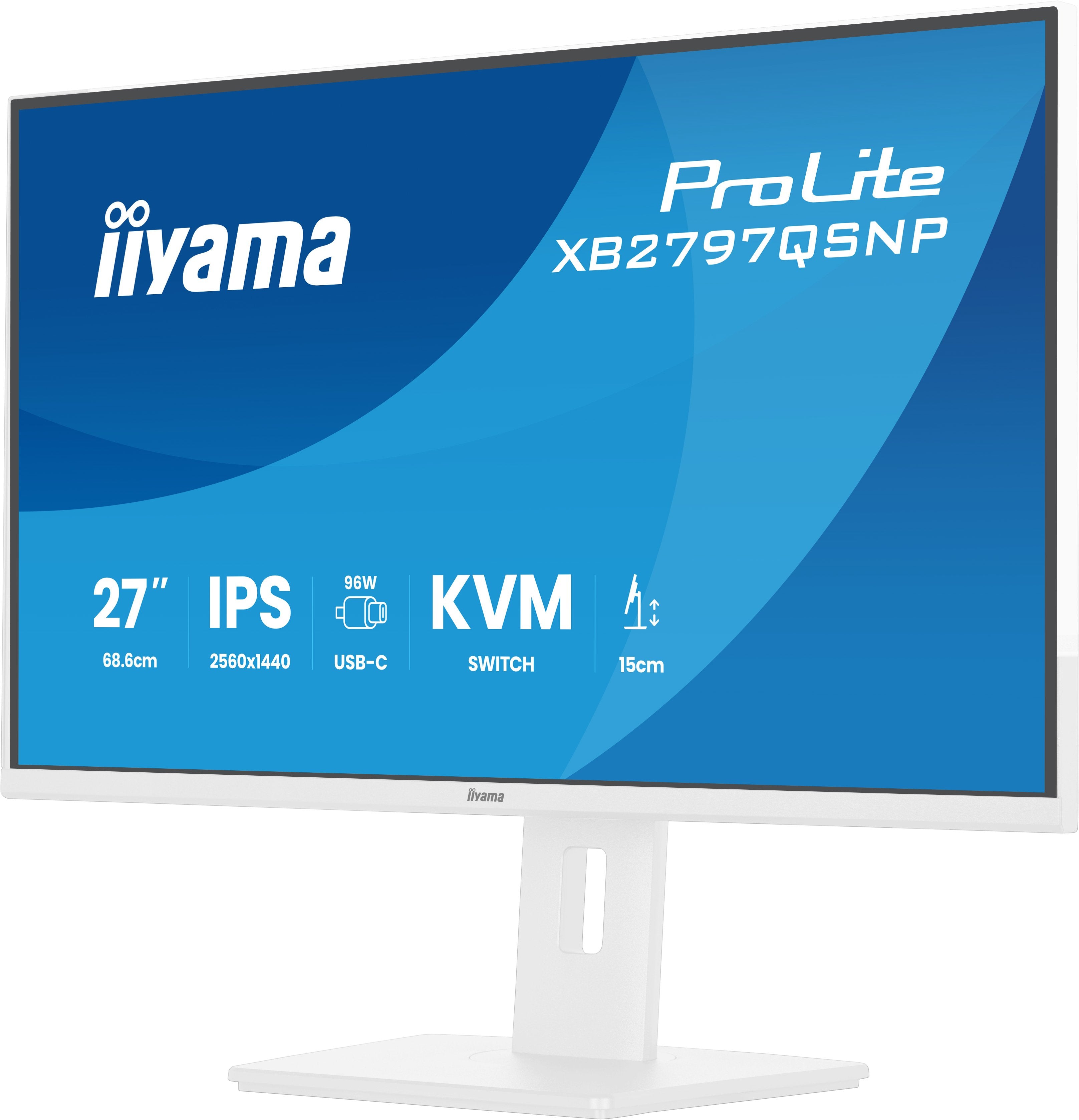 EAN 4948570125951 - iiyama ProLite XB2797QSNP-W1 pantalla para PC 68,6 cm (27") 2560 x 1440 Pixeles Quad HD LCD Blanco imagen 6