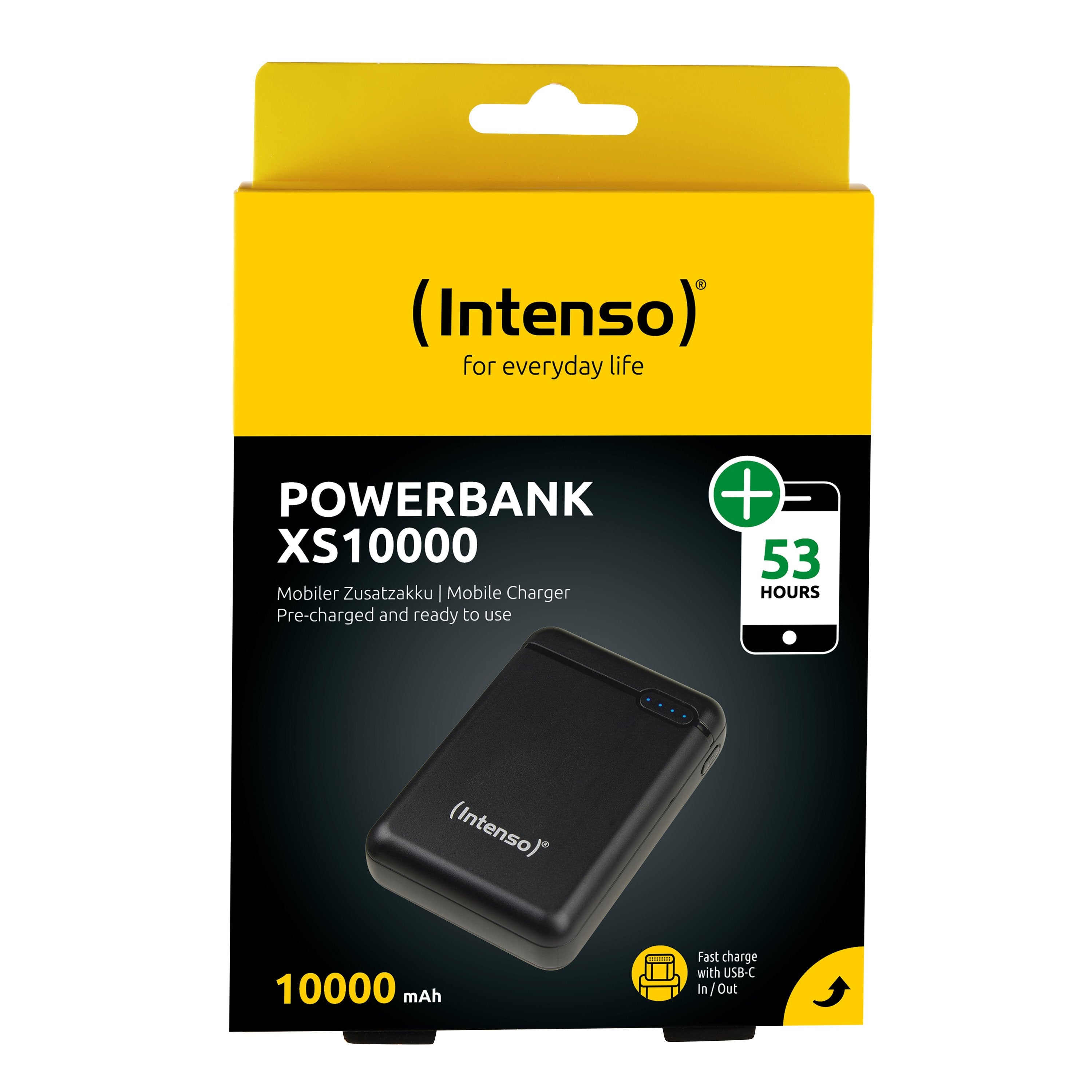 EAN 4034303028375 - Intenso XS10000 Polímero de litio 10000 mAh Negro imagen 2