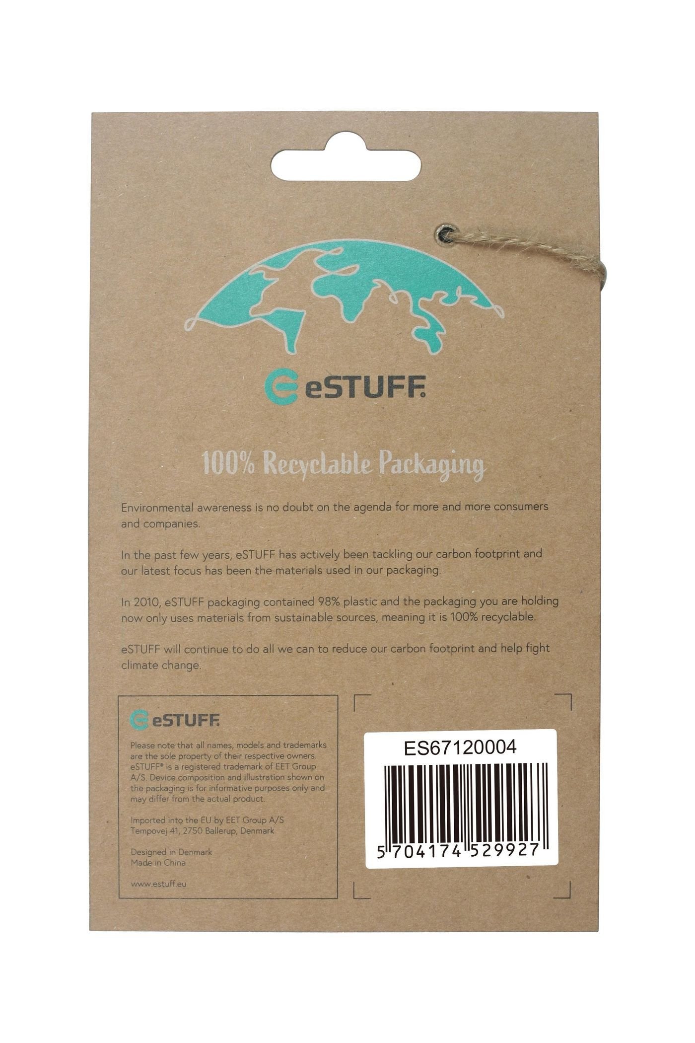 EAN 5704174529927 - eSTUFF ES67120004 funda para teléfono móvil 17 cm (6.7") Negro imagen 3