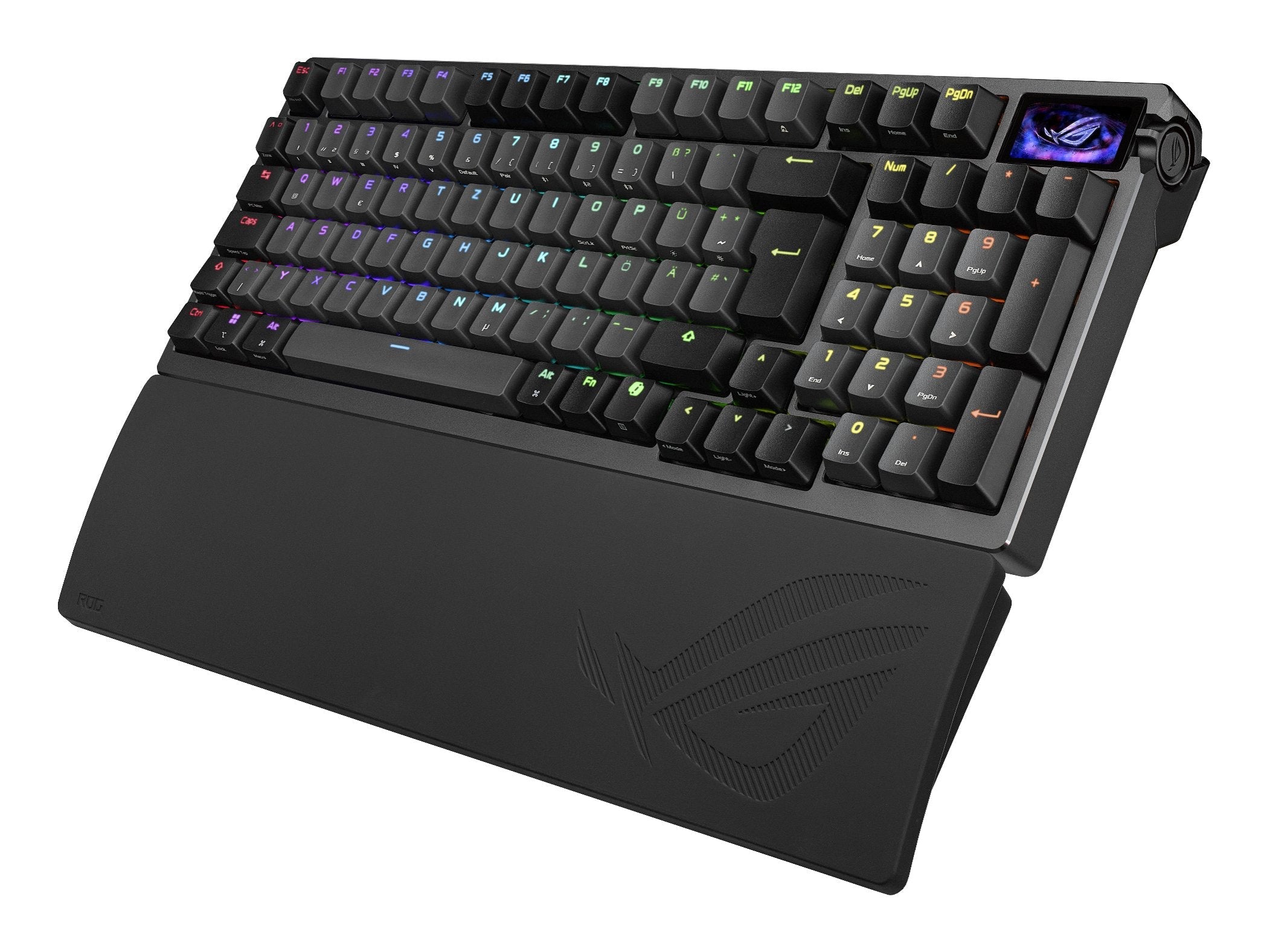 Asus Rog Azoth 96 He, Teclado Gaming Negro, Disposición De, Rog Hfx V2 90mp040h-Bkda20