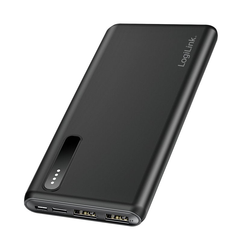 Logilink Pa0311, 8000 Mah, Smart Ic, 12 W, Negro