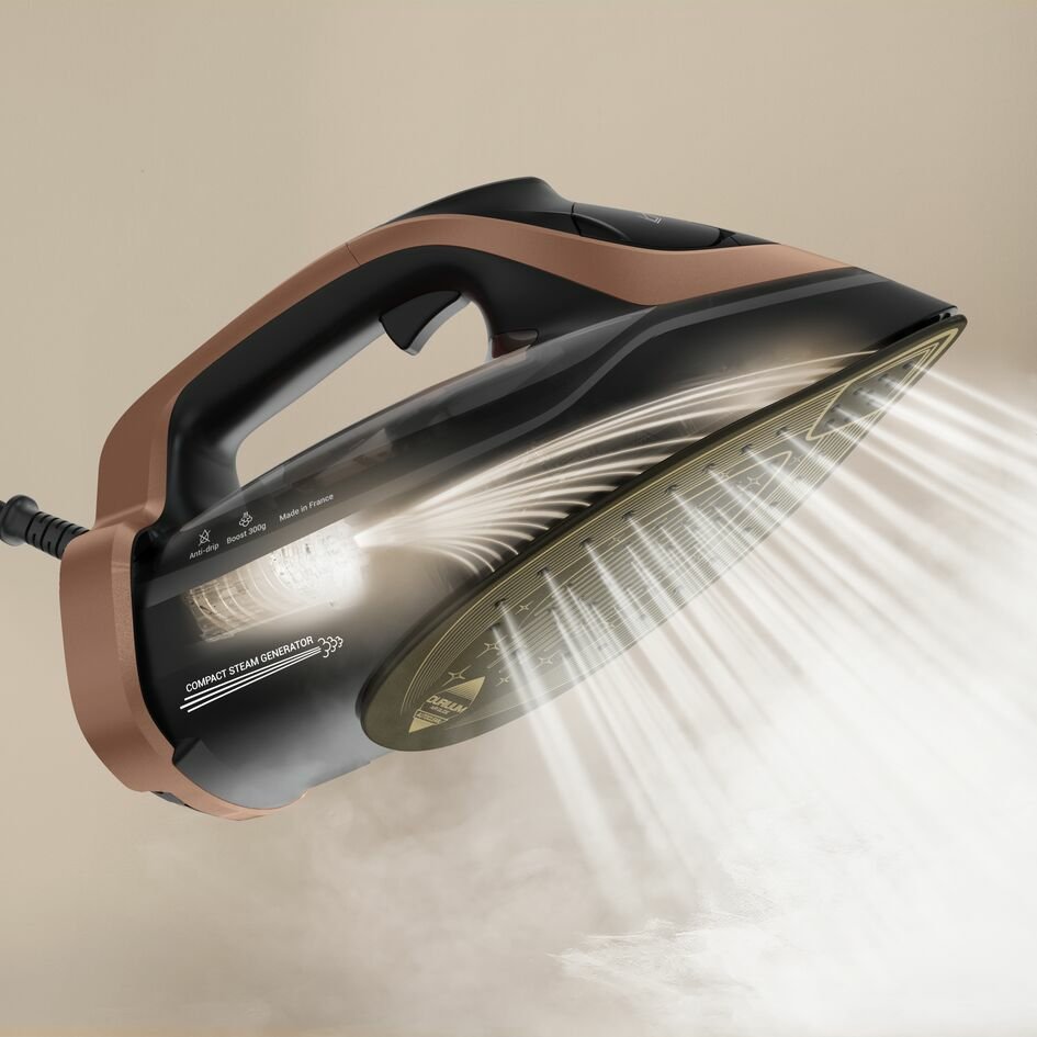 EAN 3121040089040 - Tefal Ultimate Power Pro FV9E50 Plancha vapor-seco Durilium AirGlide Autoclean soleplate 3200 W Negro, Co imagen 9