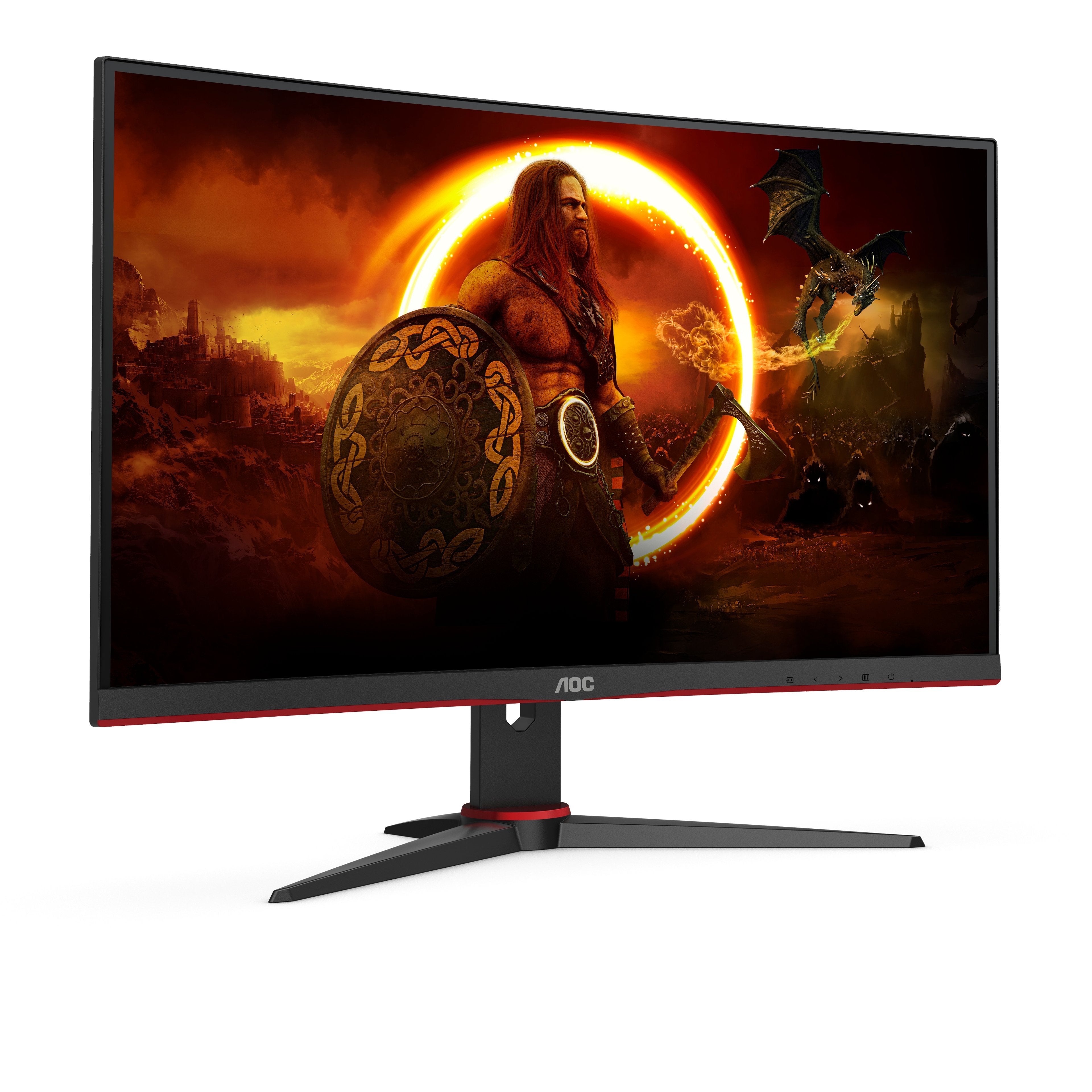 Monitor Aoc 68,6cm 27" C27g2e Bk 16:09 2xhdmi+Dp Va Negro Red Retail