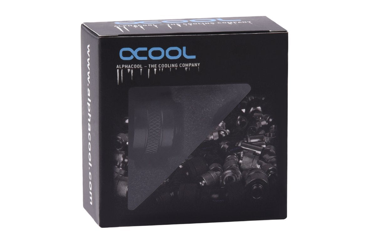 Alphacool Eiszapfen Pro 13mm Hardtube Racor G1/4 - Deep Black