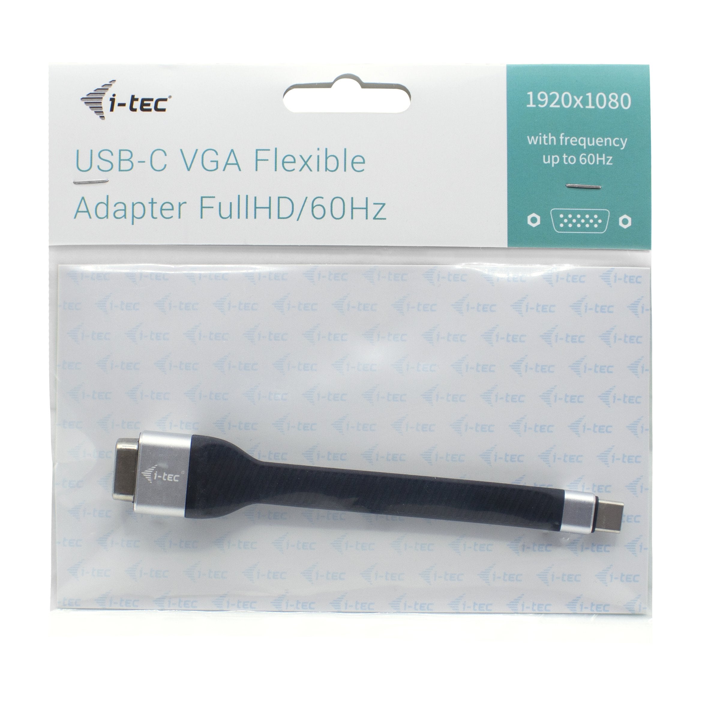 EAN 8595611703041 - i-tec C31FLATVGA60HZ adaptador de cable de vídeo 0,11 m USB Tipo C VGA (D-Sub) Negro imagen 4