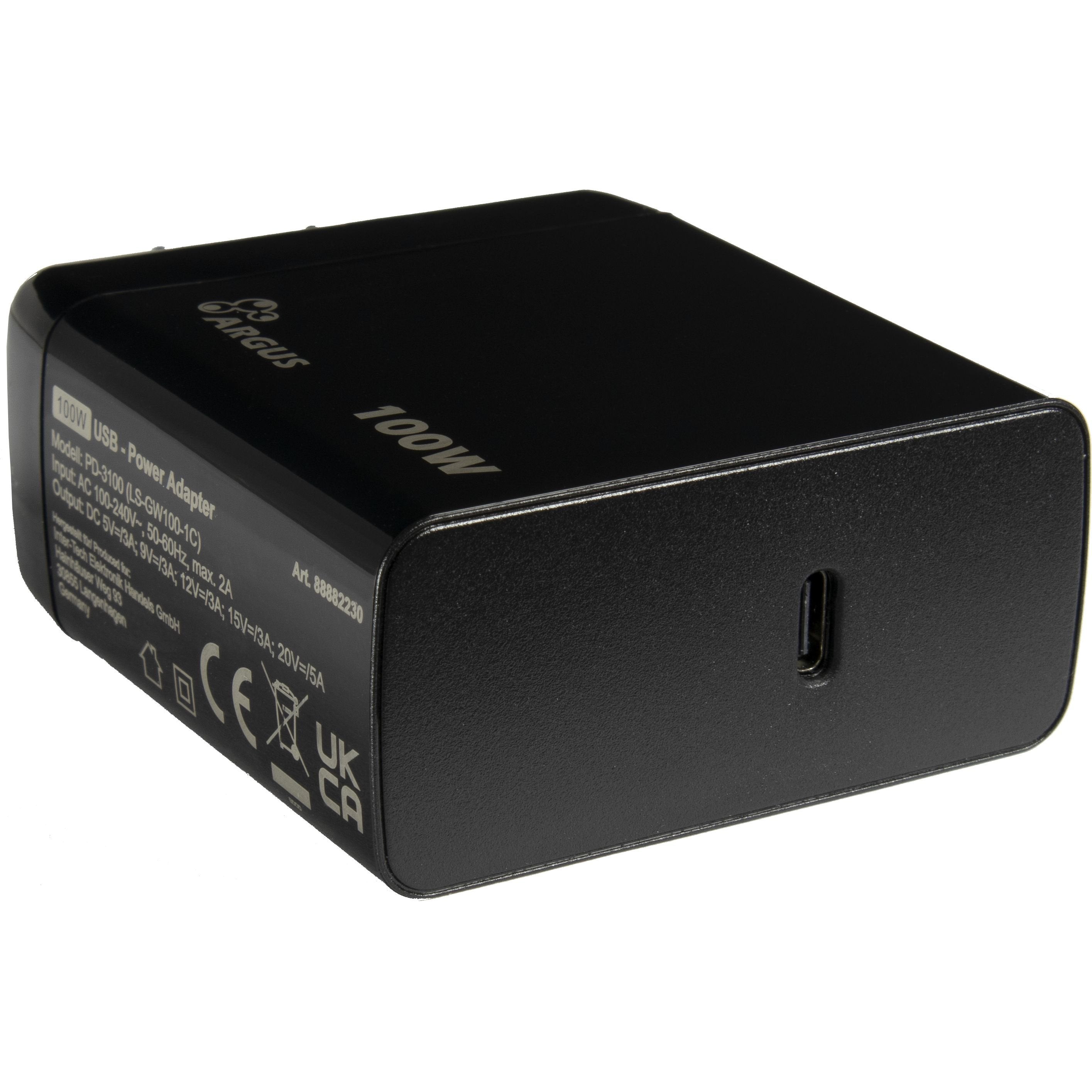 EAN 4260455648912 - Inter-Tech PD-3100 adaptador e inversor de corriente Interior 100 W Negro imagen 3