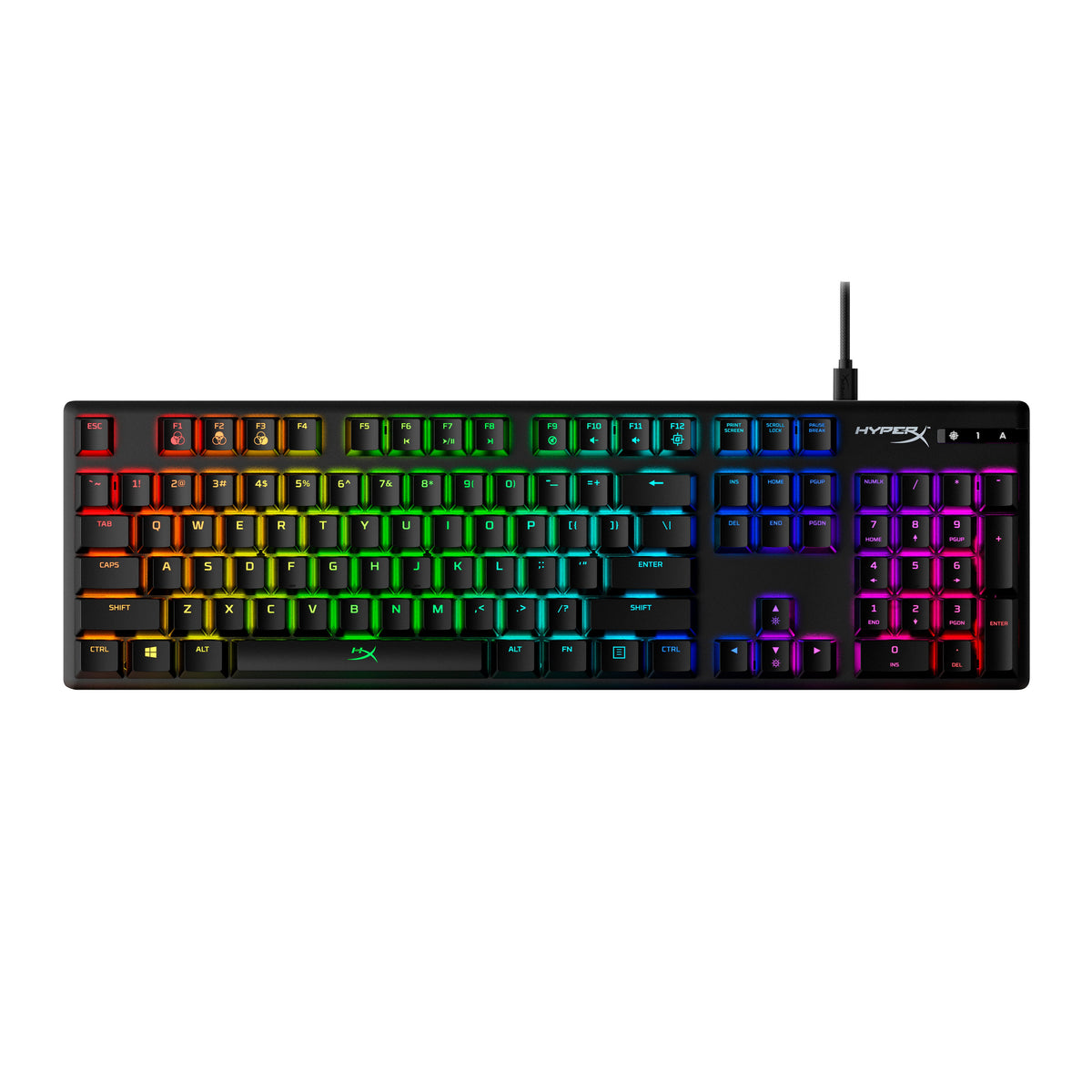 EAN 0196188049129 - HyperX Alloy Origins - Mechanical Gaming Keyboard - HX Aqua (US Layout) (HX-KB6AQX-US) teclado Juego USB imagen 1