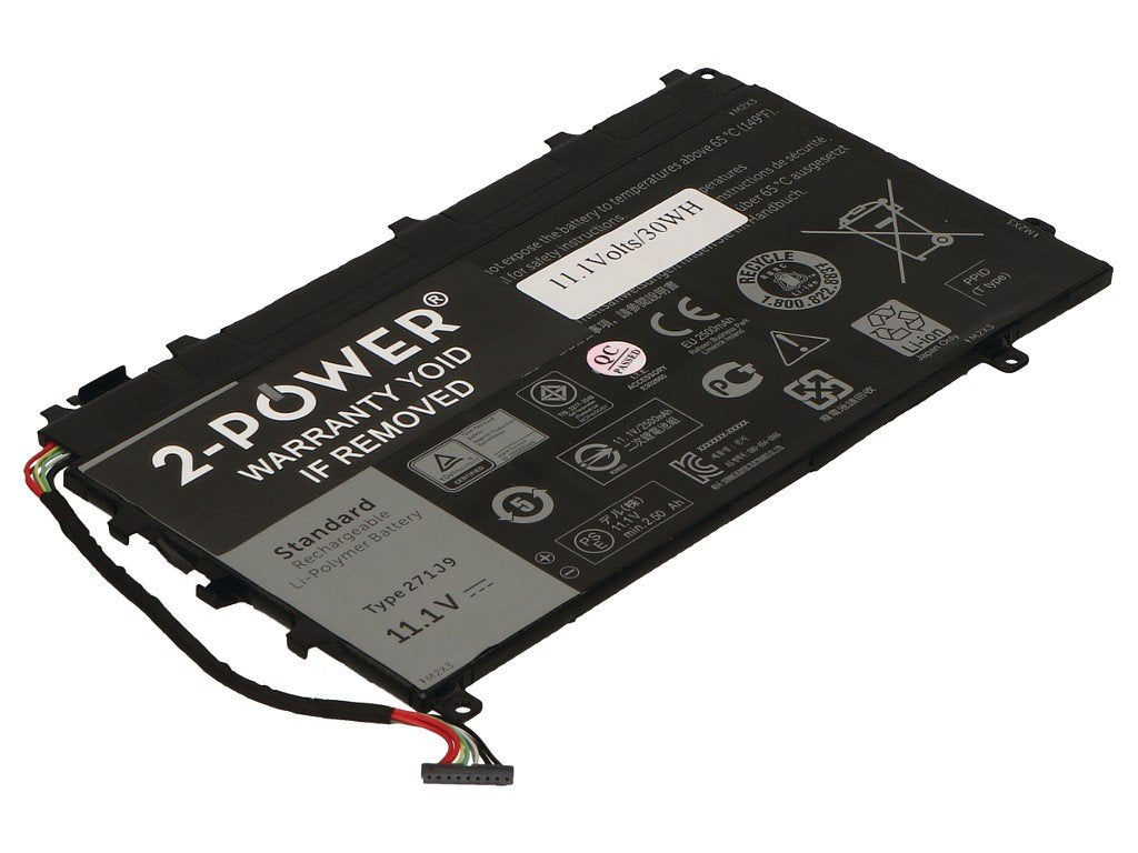 2-Power Batería 11.1v 2500mah Para Dell Latitude 7350 / Latitude 13 7350 Cbp3590a