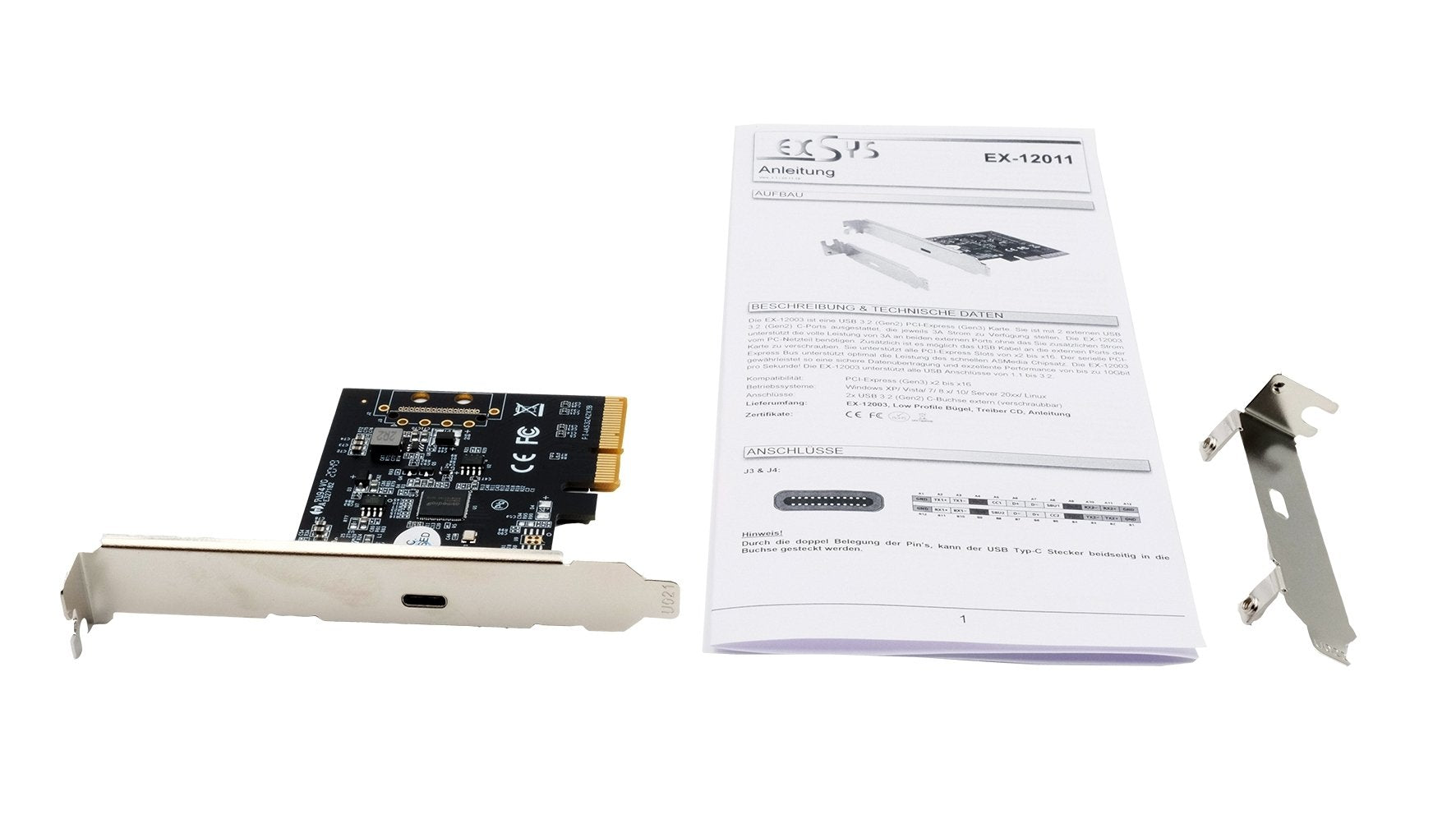 EAN 4718359120114 - EXSYS EX-12011 tarjeta y adaptador de interfaz Interno USB 3.2 Gen 2 (3.1 Gen 2) imagen 3