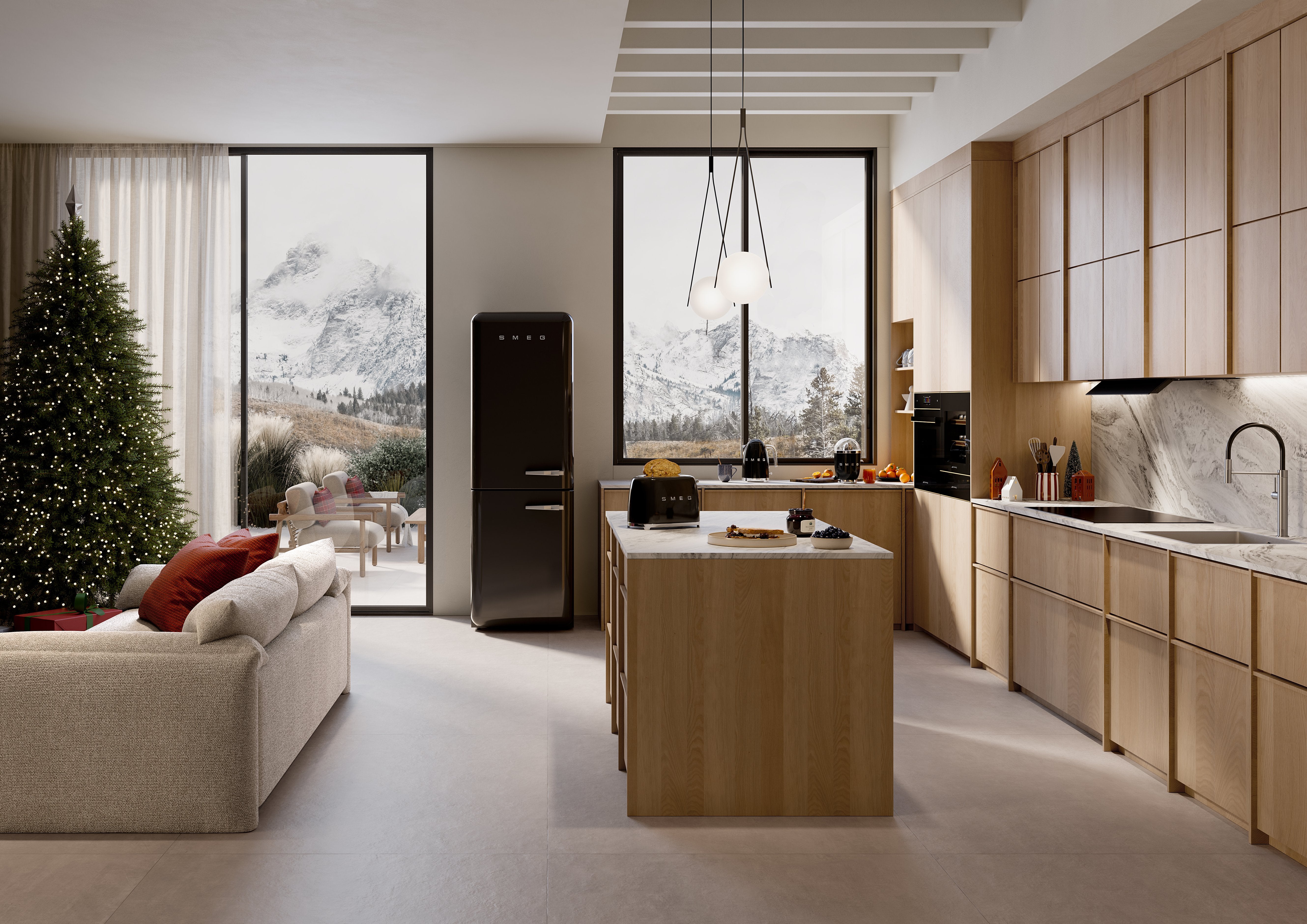 EAN 8017709187002 - Smeg TSF01BLEU tostadora 6 2 rebanada(s) 950 W Negro imagen 5