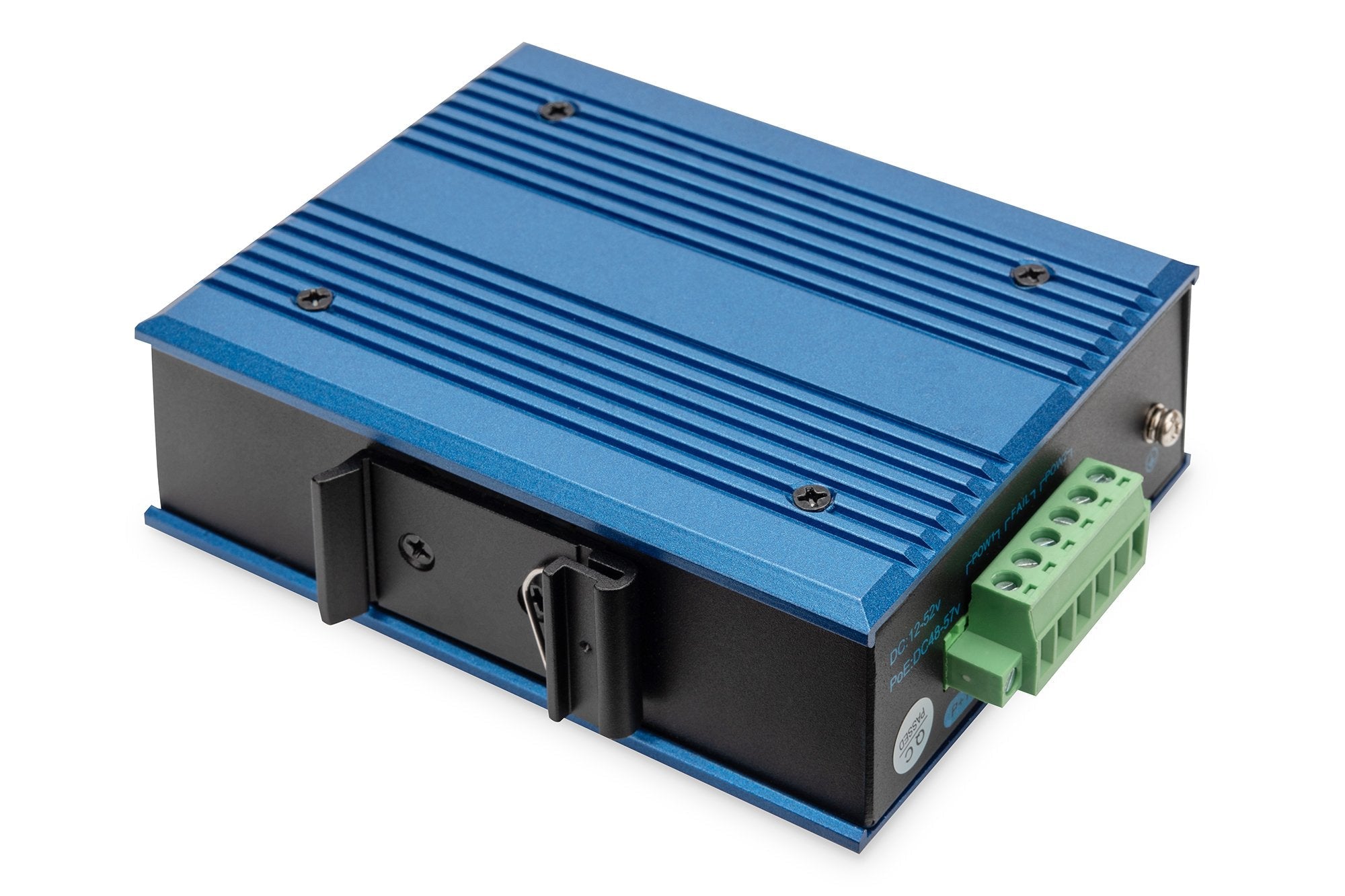 Digitus Switch Ind. 4-Port 10 100 30w Poe Unmanaged Azul