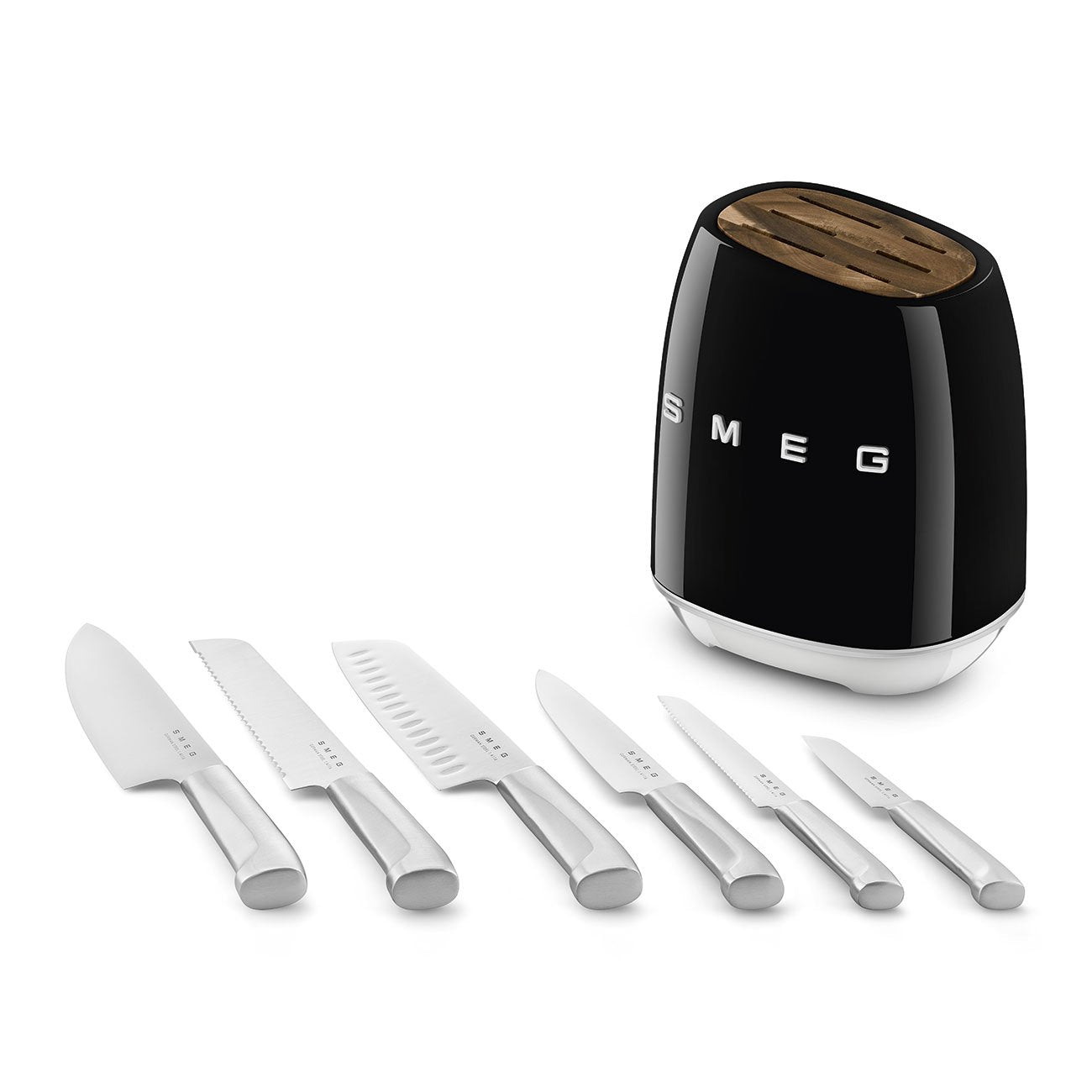 EAN 8017709344191 - Smeg KBSF02BL juego de cuchillos y cubertería de cocina Bloque con ranuras para cuchillos imagen 5