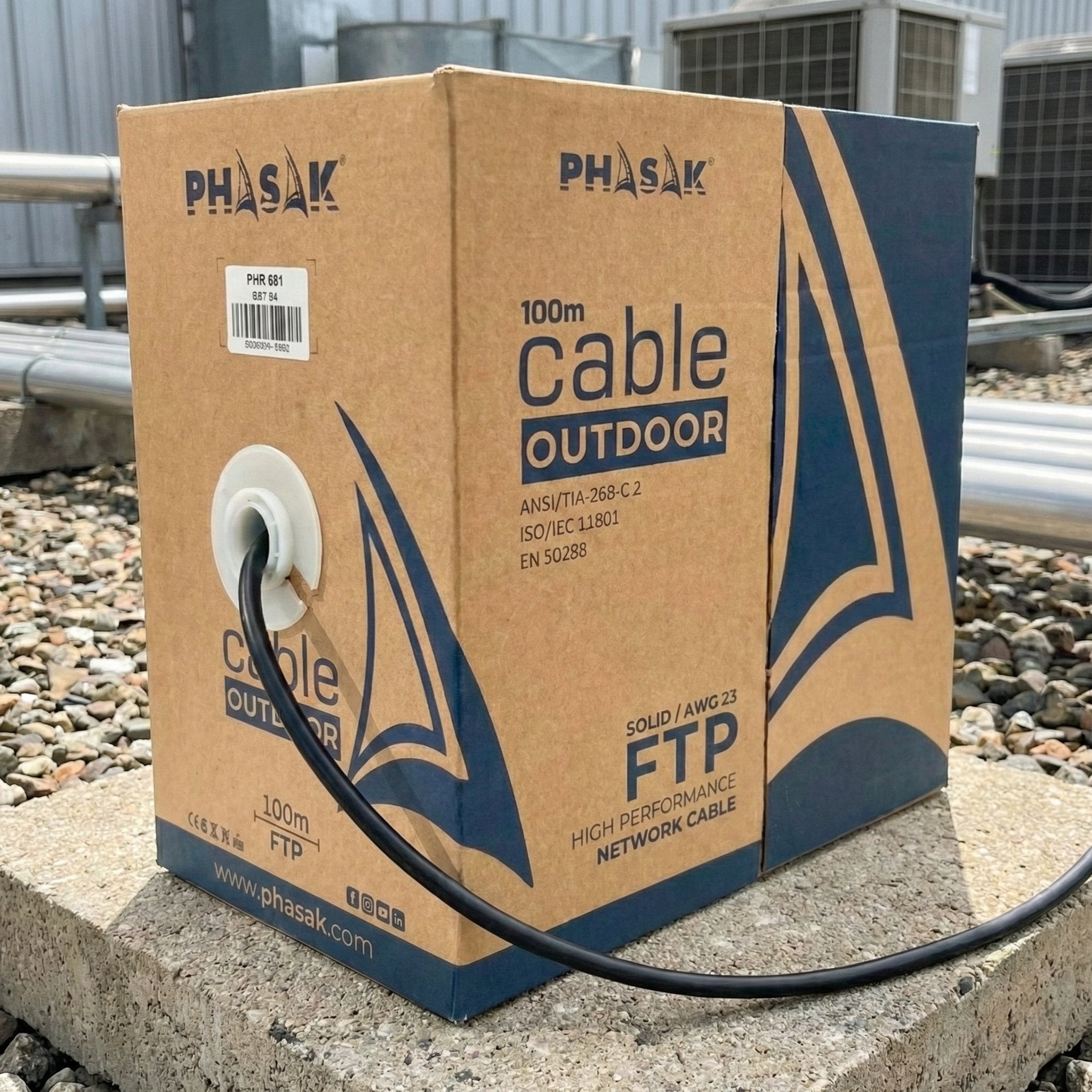 EAN 0745604518475 - Phasak PHR 681 cable de red Negro Cat6a F/FTP (FFTP) imagen 2