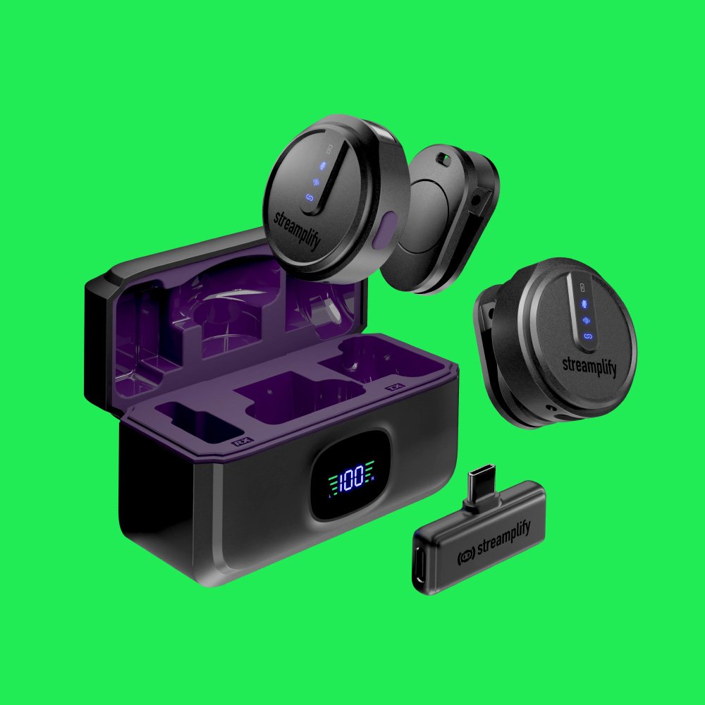 Microfone Streamplify Mic Go - Negro