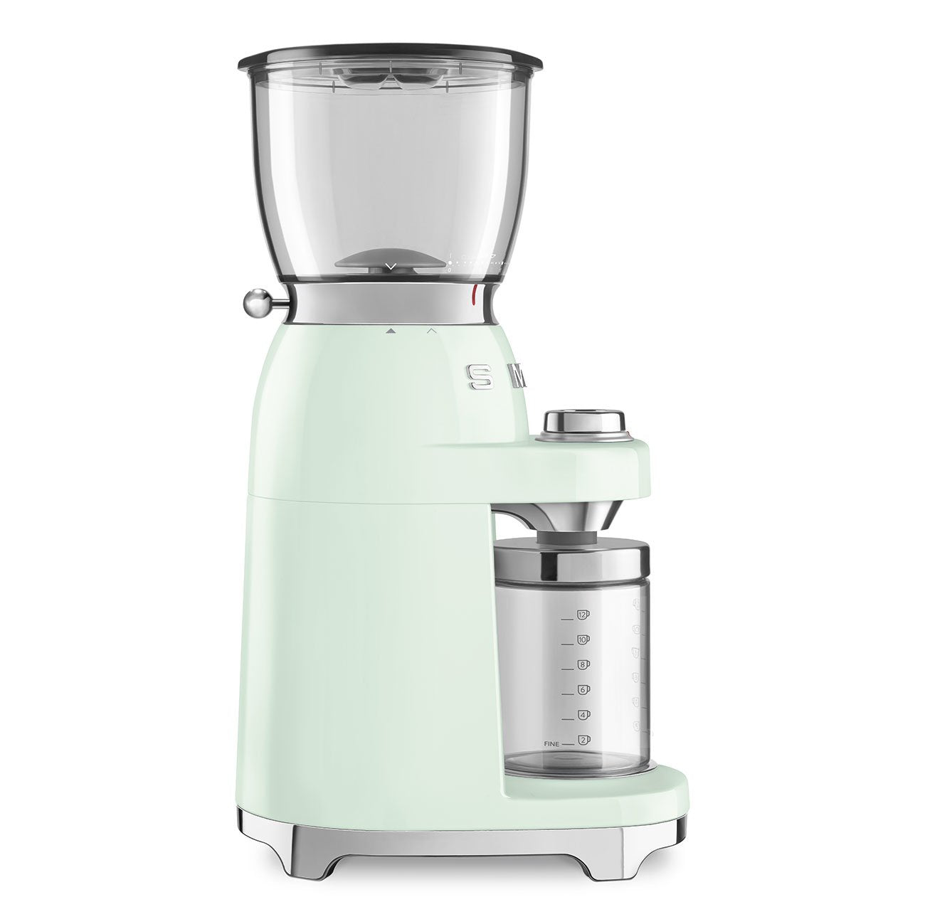 EAN 8017709317997 - Smeg CGF11PGEU molinillo de café 150 W Verde, Transparente imagen 3