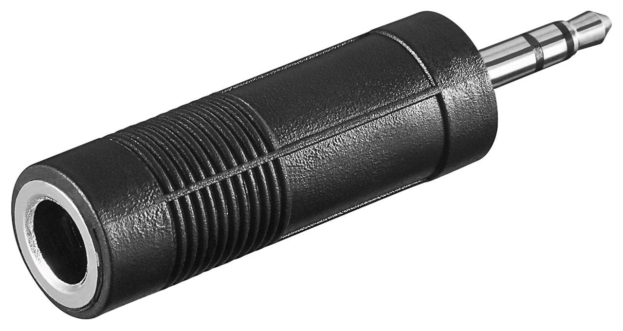EAN 4040849111013 - Goobay 11101 cambiador de género para cable 3.5 mm 6.35 mm Negro imagen 1