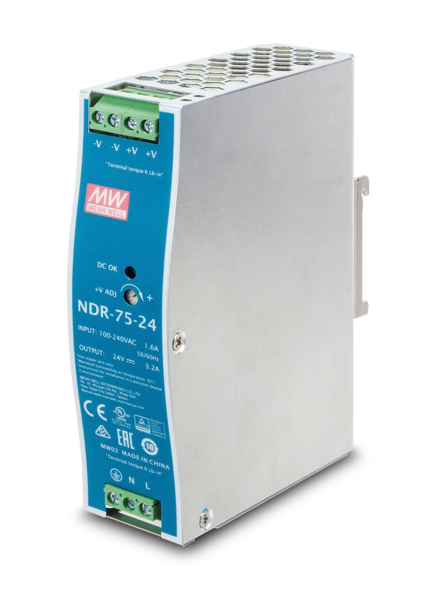 Planet Pwr-75-24 Unidad De Fuente De Alimentación 75 W Azul, Gris
