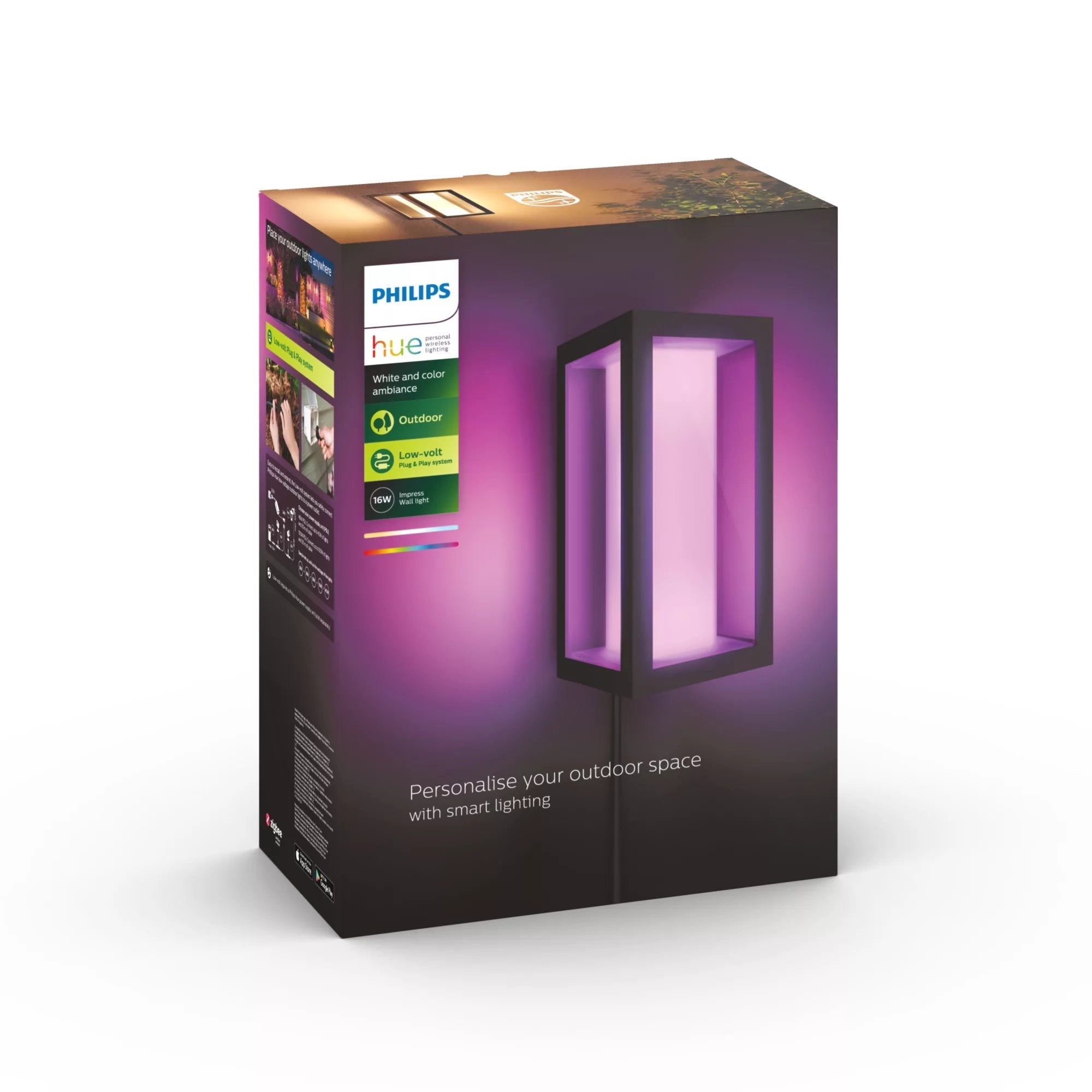 EAN 8718696174333 - Philips Hue White and Color ambiance 1745930P7 Aplique de pared para exterior 8 W imagen 6