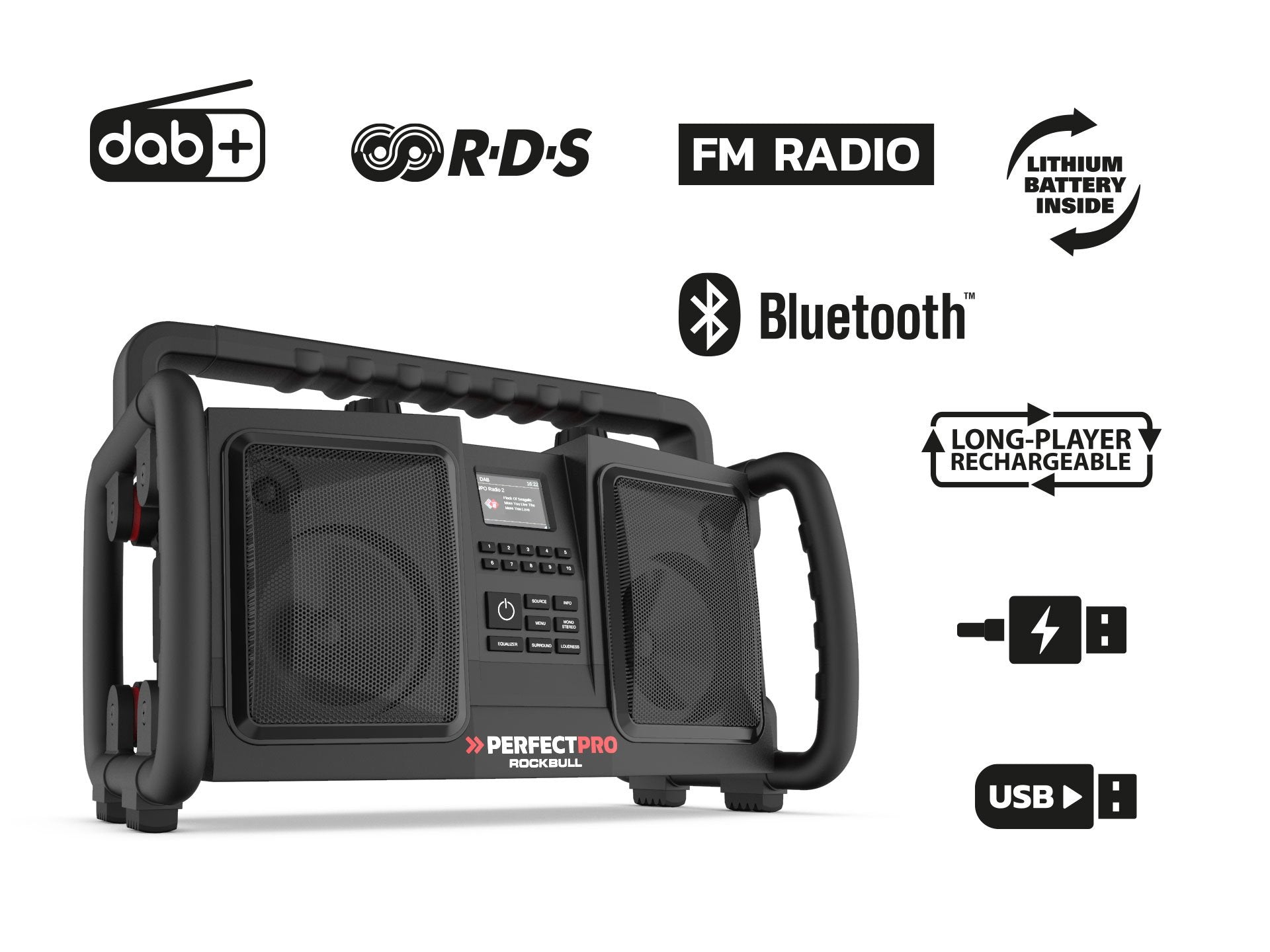 EAN 8719689465339 - Perfectpro ROCKBULL Portátil Negro imagen 6