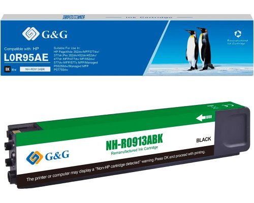Tinta G&G Compatible Hp 913a F6t77ae Negro