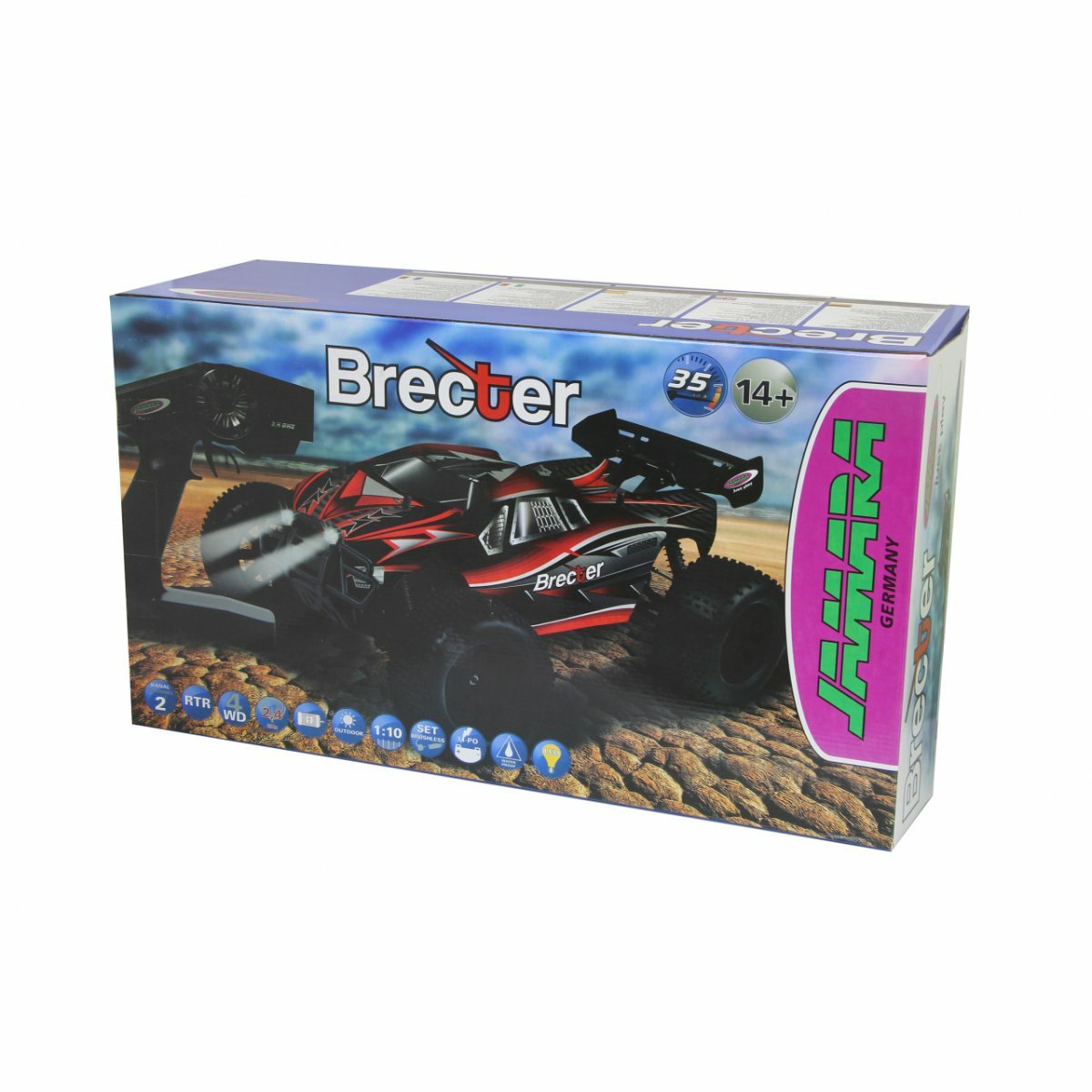 EAN 4042774450175 - Jamara 059739 modelo controlado por radio Coche todoterreno 1:10 imagen 1