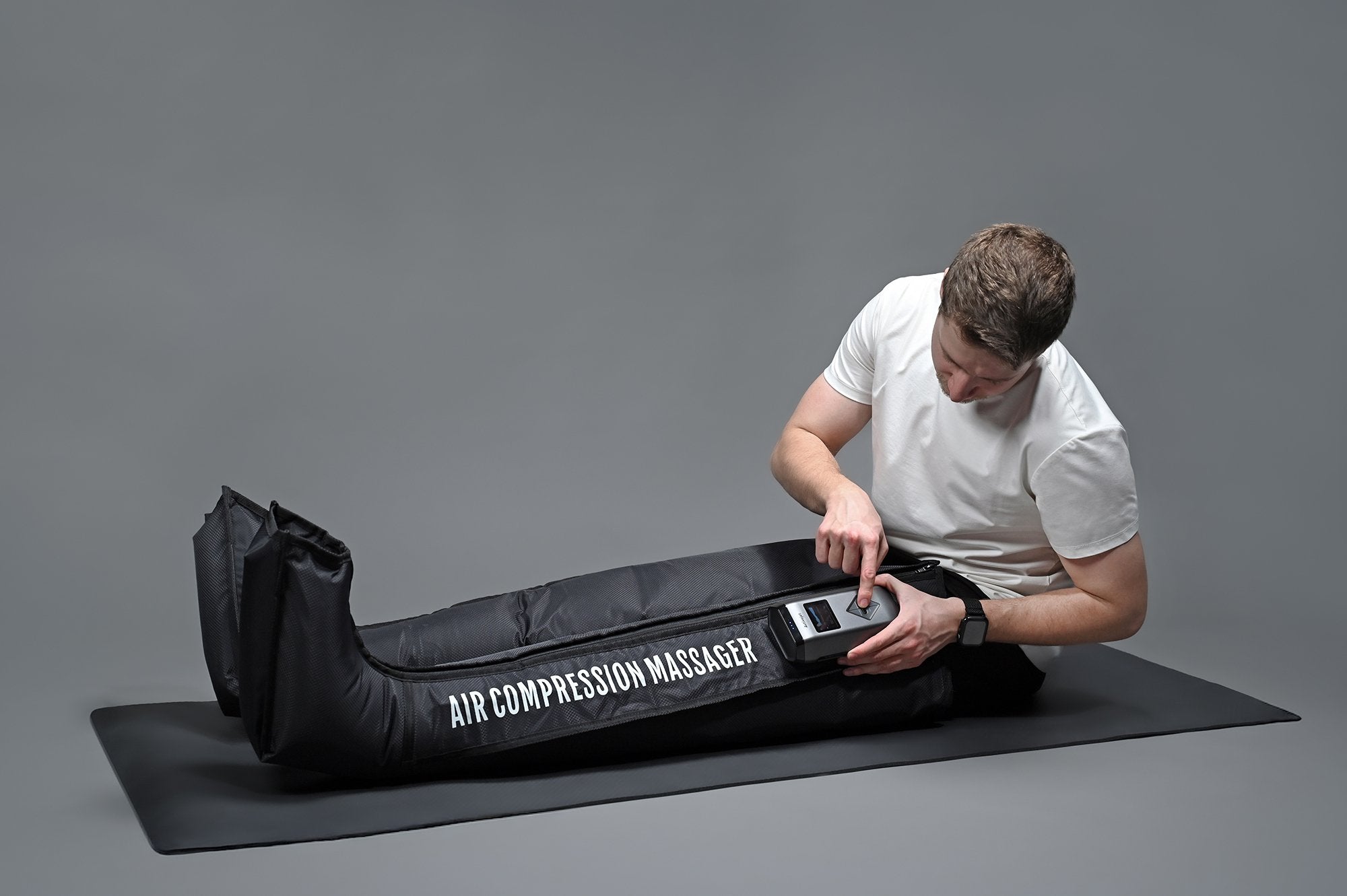 Masajeador Activejet Acm-Plus-A1 L De Piernas Negro, Naranja