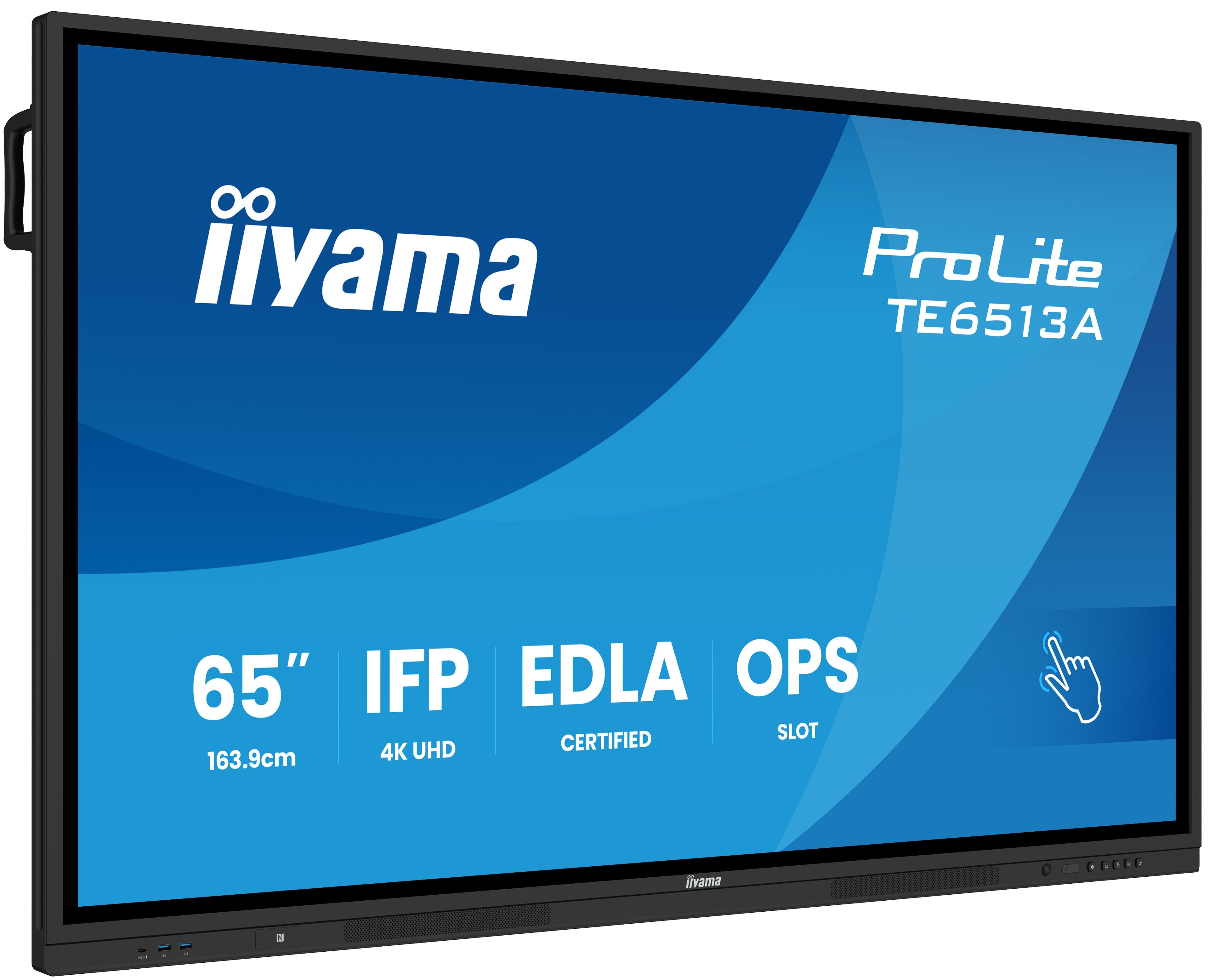 EAN 4948570128112 - iiyama TE6513A-B3AG pantalla de señalización Panel plano interactivo 163,8 cm (64.5") LCD Wifi 500 cd / m imagen 2