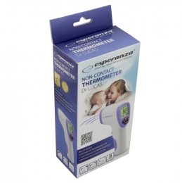 EAN 5901299914960 - Esperanza ECT002 termómetro digital Termómetro con sensor remoto Púrpura, Blanco Oído, Frente, Oral, Rect imagen 6